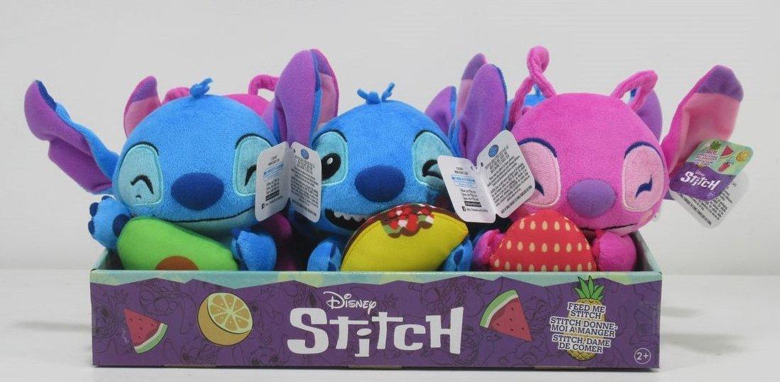 Disney Stitch Feed Me Series Small Plushie Stuffed Animals, Alien