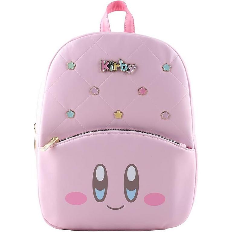 Nintendo Kirby Backpack - Pink and White Kirby Nintendo Mini Backpack Pink Allover Print Exclusive  main image 3