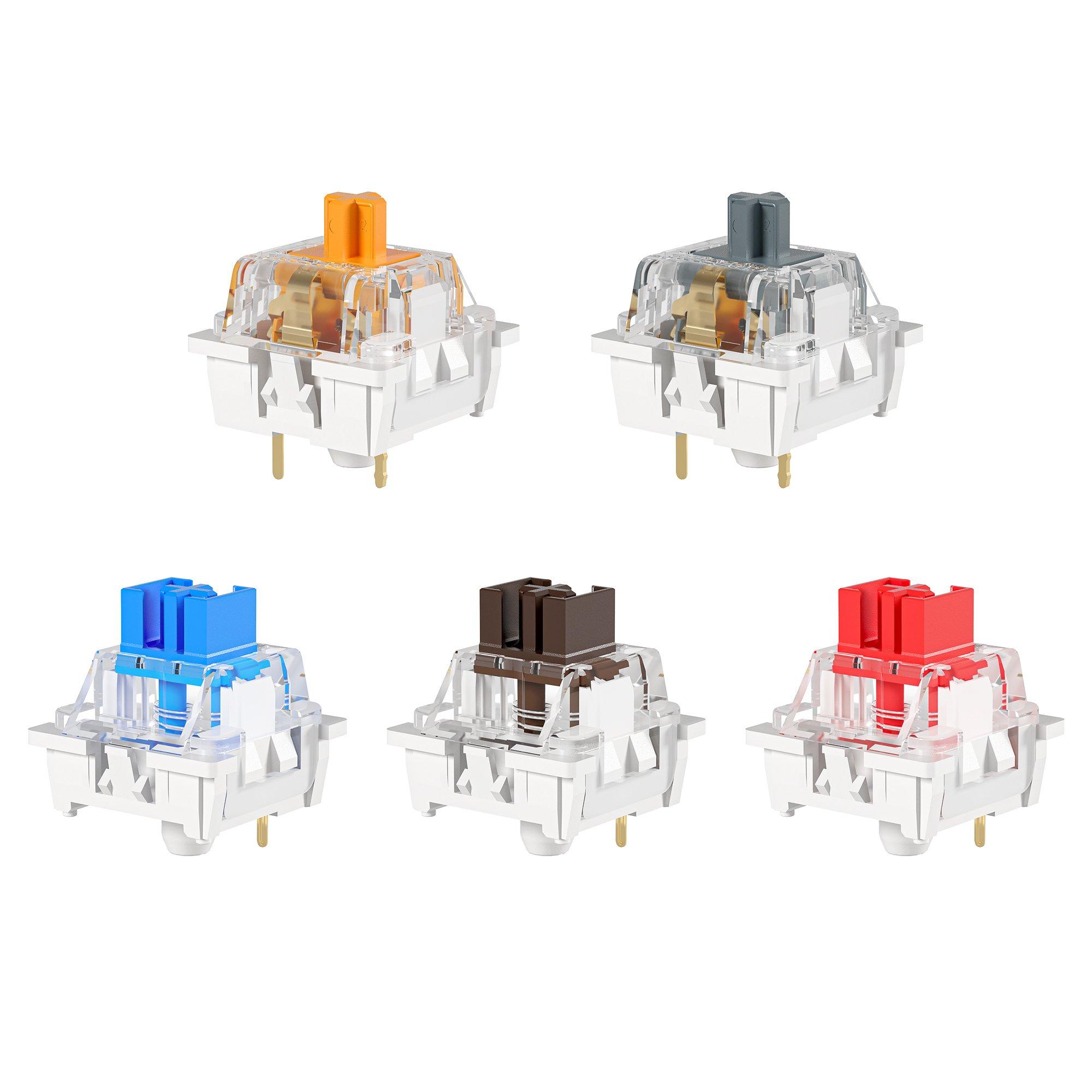 GameStop Switch Sampler for Hot-Swappable Keyboards - 35 Pieces