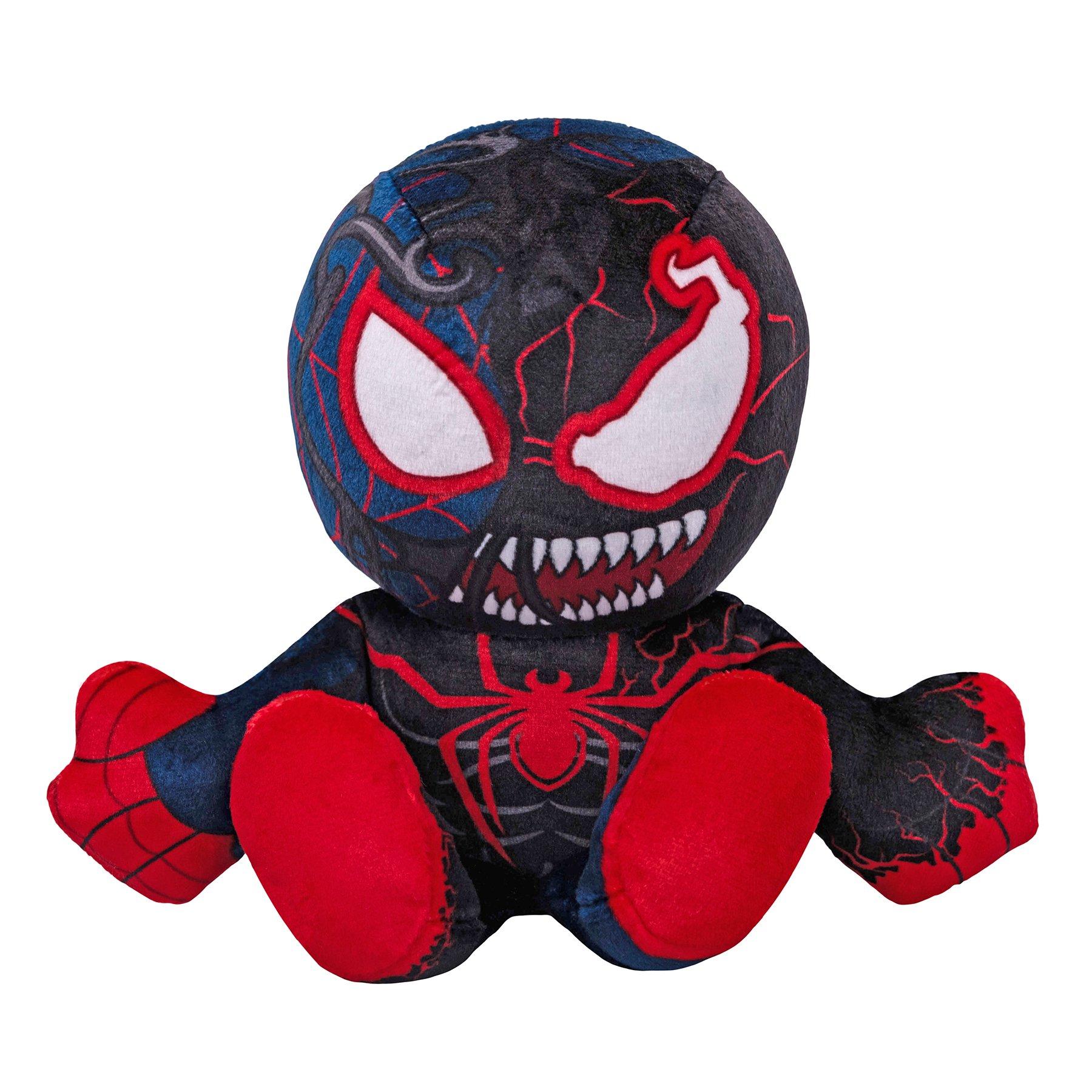 Marvel Spider-Man Venomized Miles Morales Sitting Kuricha 6-in Chibi Plushie