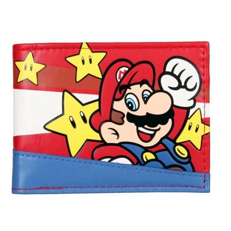 Super Mario Bros Mario Gold Star Bifold Wallet