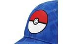 Pokeball Embroidered Blue Tie Dye Men&#39;s Cotton Twill Pokemon Adjustable Hat