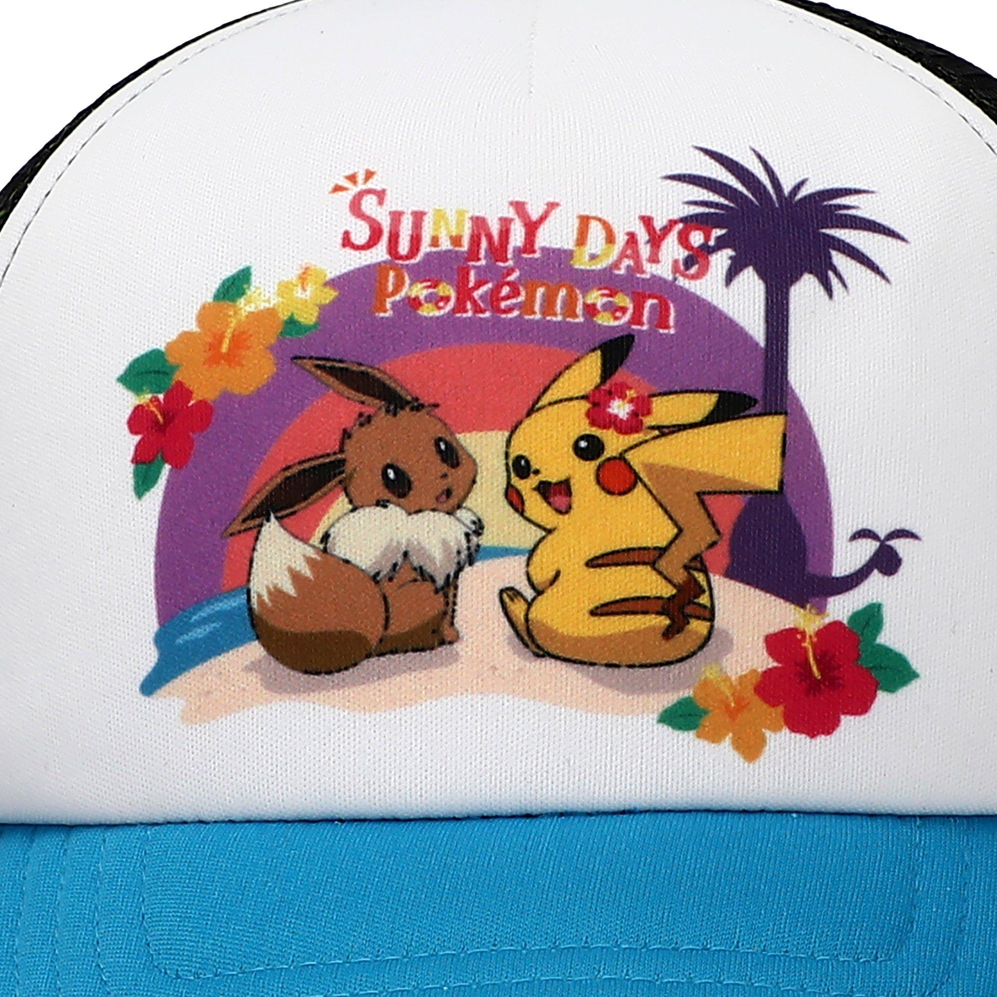 Pokemon Sunny Days Unisex Foam Trucker Snapback Hat | GameStop