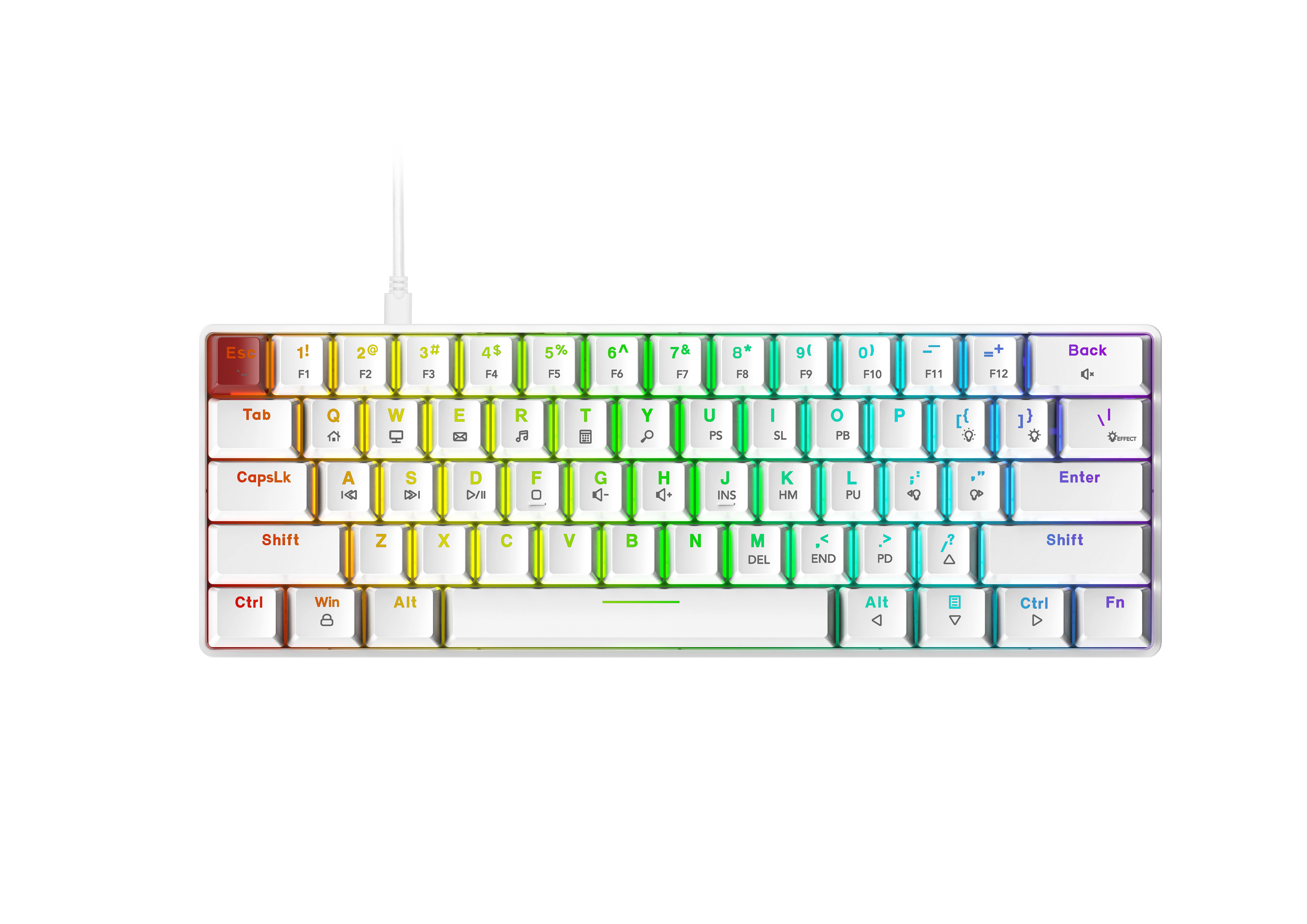 GameStop 60% Mechanical Hot Swappable Keyboard