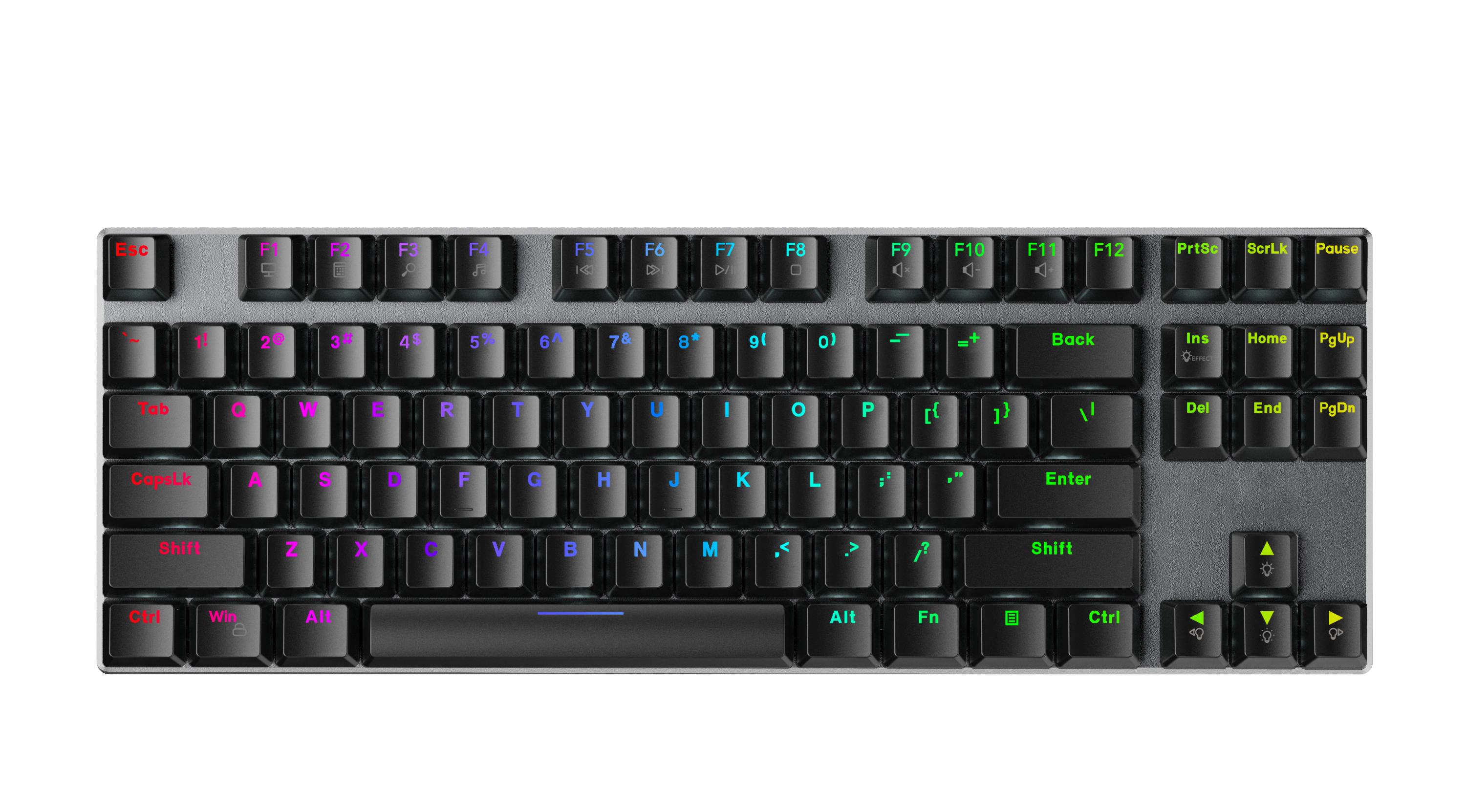 GameStop 80% TKL Wired Brown Switch Mechanical Hot Swappable Keyboard - Black