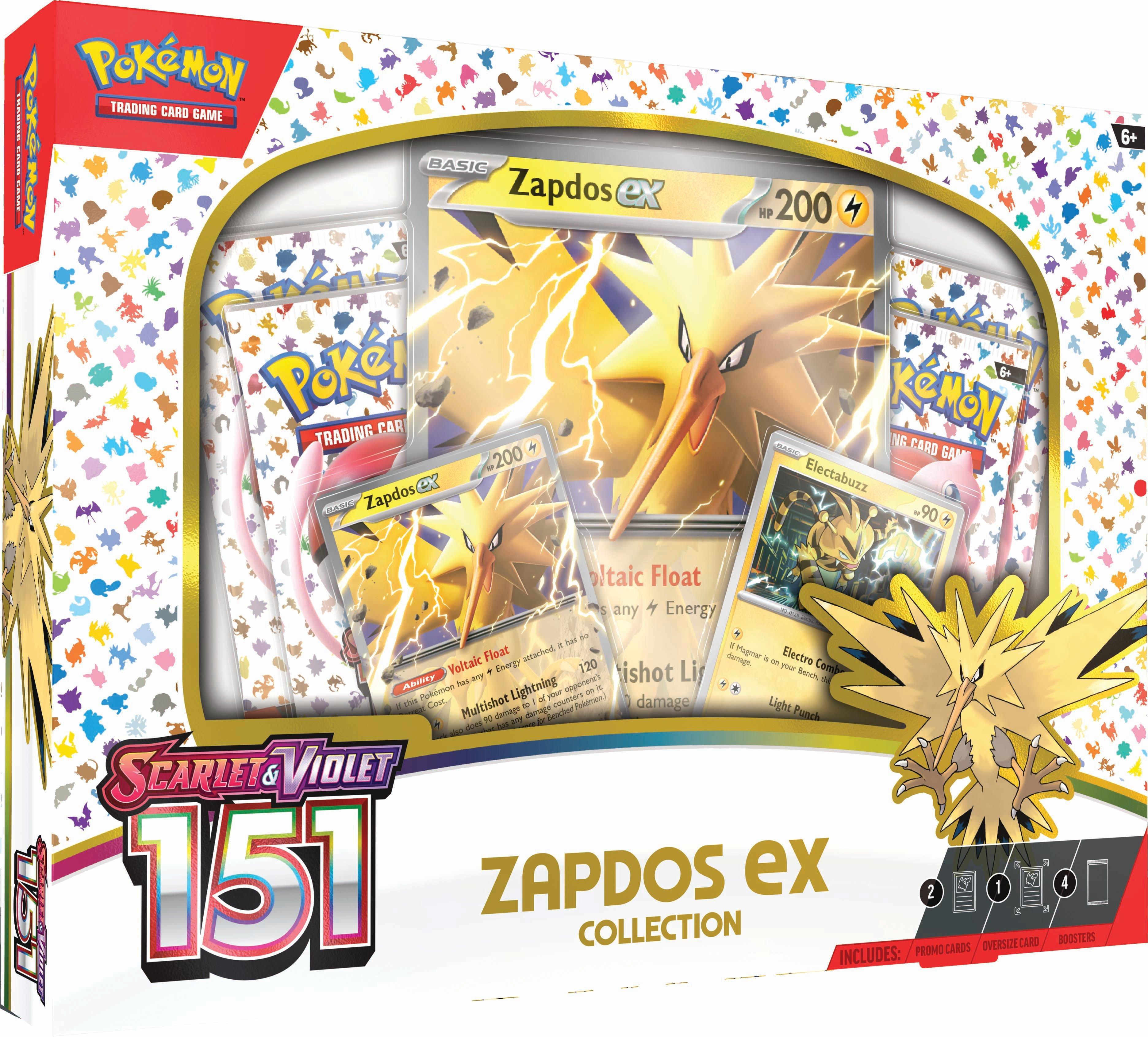 Scarlet and Violet Zapdos Collection – 151 from the Pokémon TCG