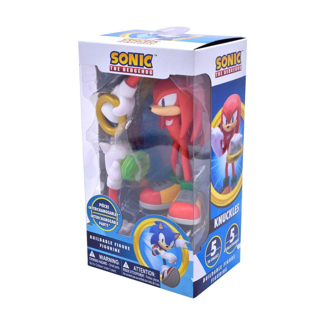 Just Toys Sonic the Hedgehog Knuckles Buildable 4-in Action Figure