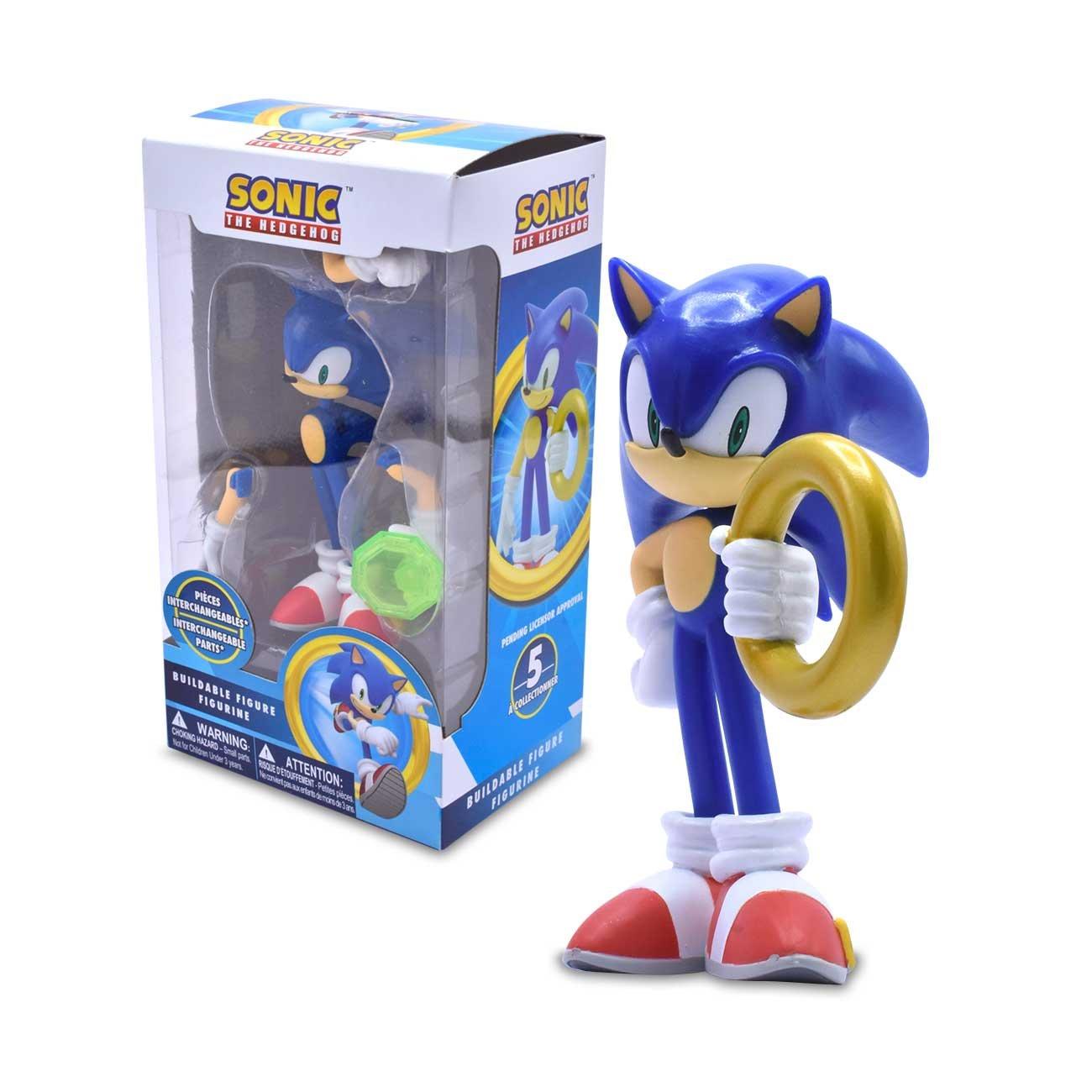 Boneco Sonic the Hedgehog - Sonic 10 cm Just Toys em Promoção na