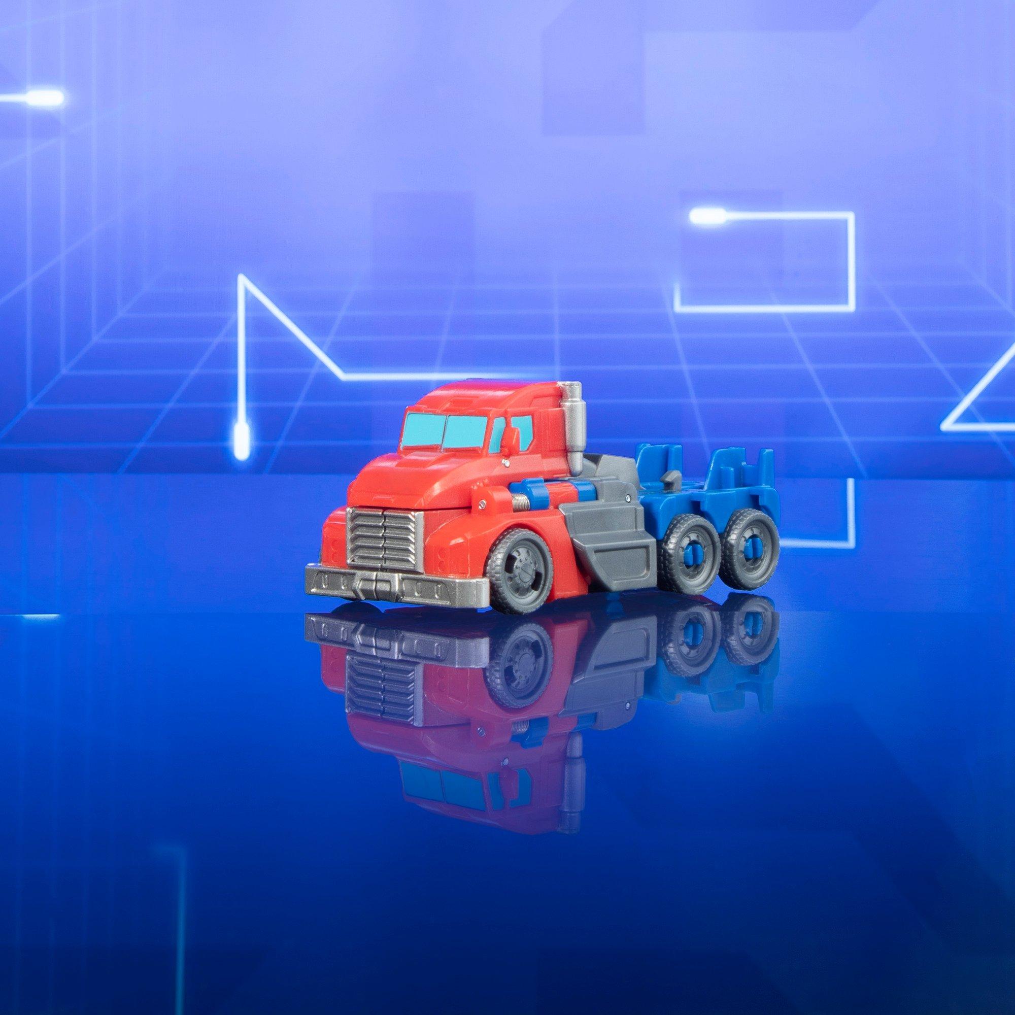 Hasbro Transformers: EarthSpark 1-Step Flip Changer Optimus Prime 4-in Action Figure