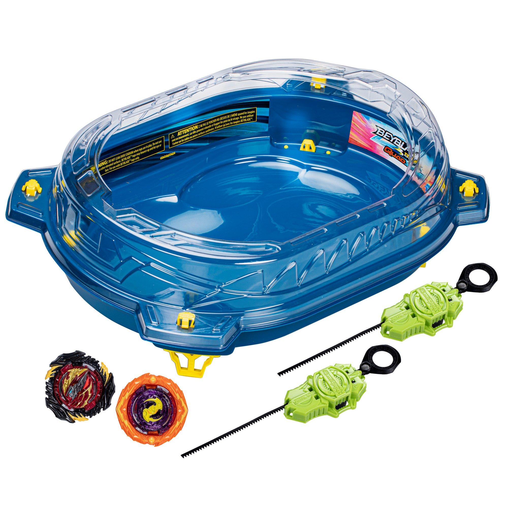 Hasbro Beyblade Burst Quadstrike Thunder Edge Battle Set GameStop