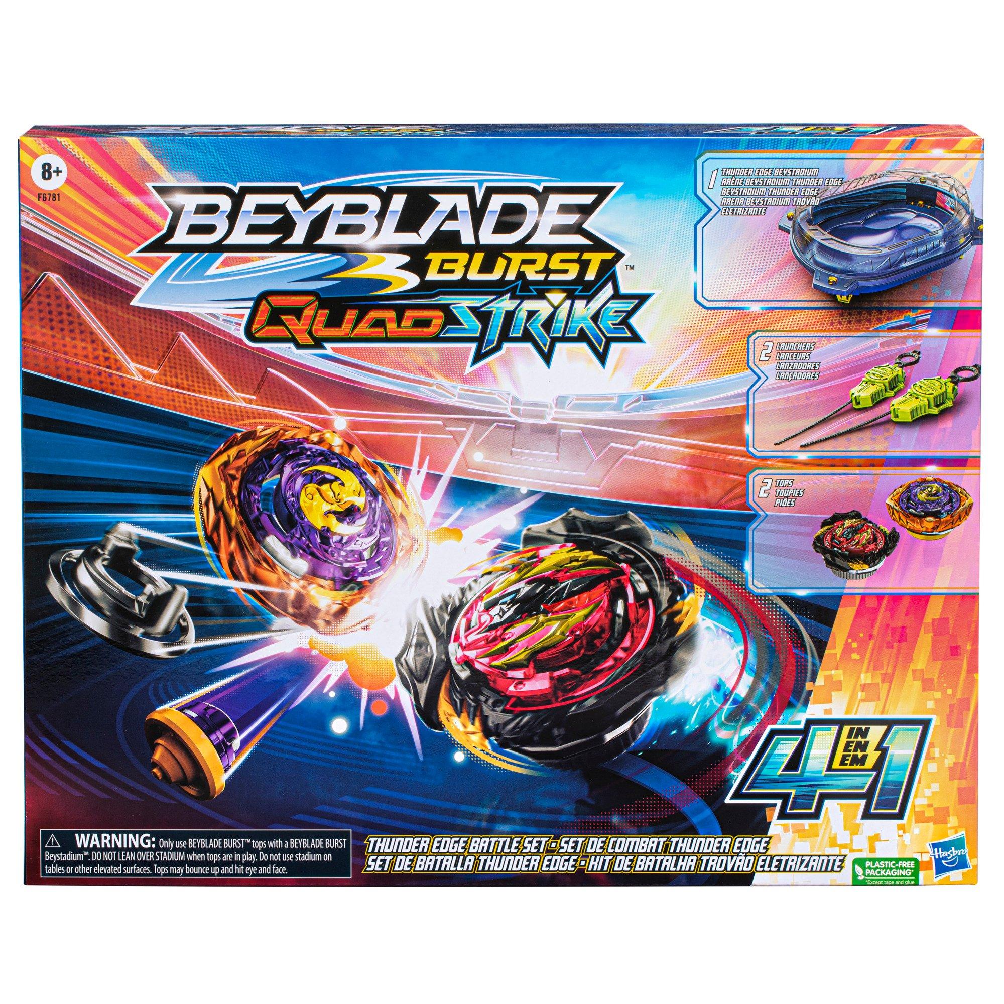 Beyblade Burst QuadStrike Single Pack Tops Wave 2 Set of 2