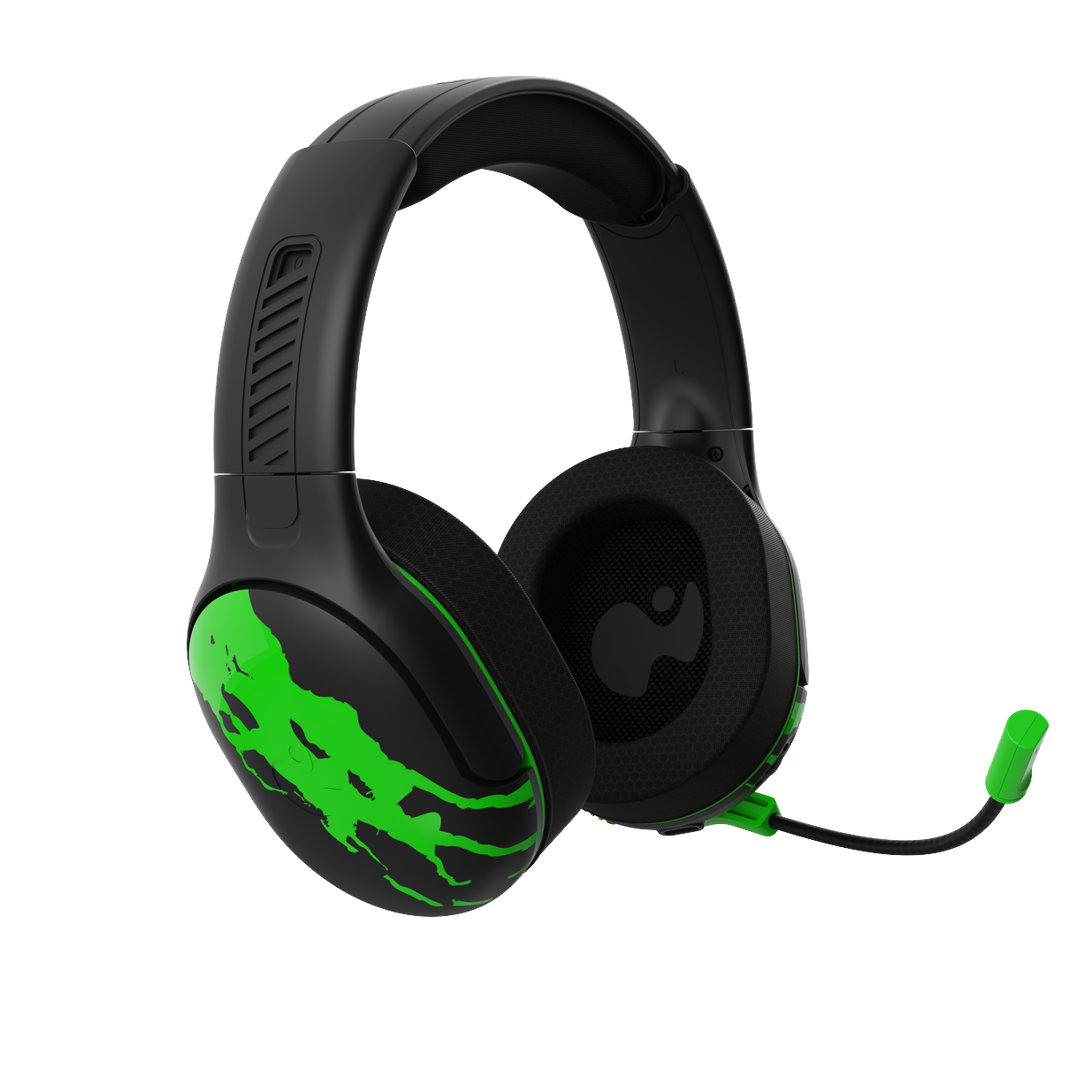 PDP AIRLITE GLOW Pro Wireless Headset for Xbox Series X/S - Jolt Green