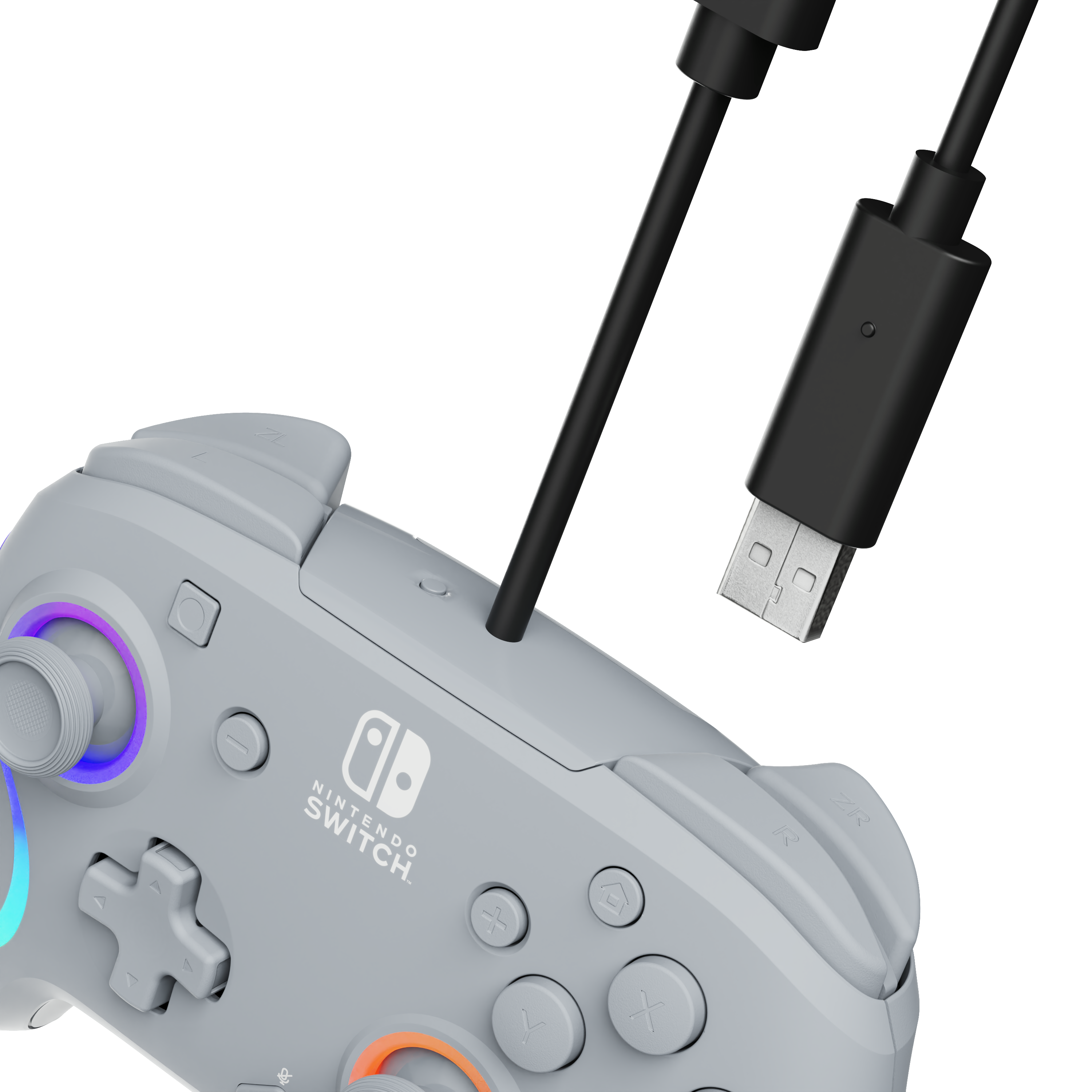 PDP Afterglow Wave Wired Controller for Nintendo Switch - Grey