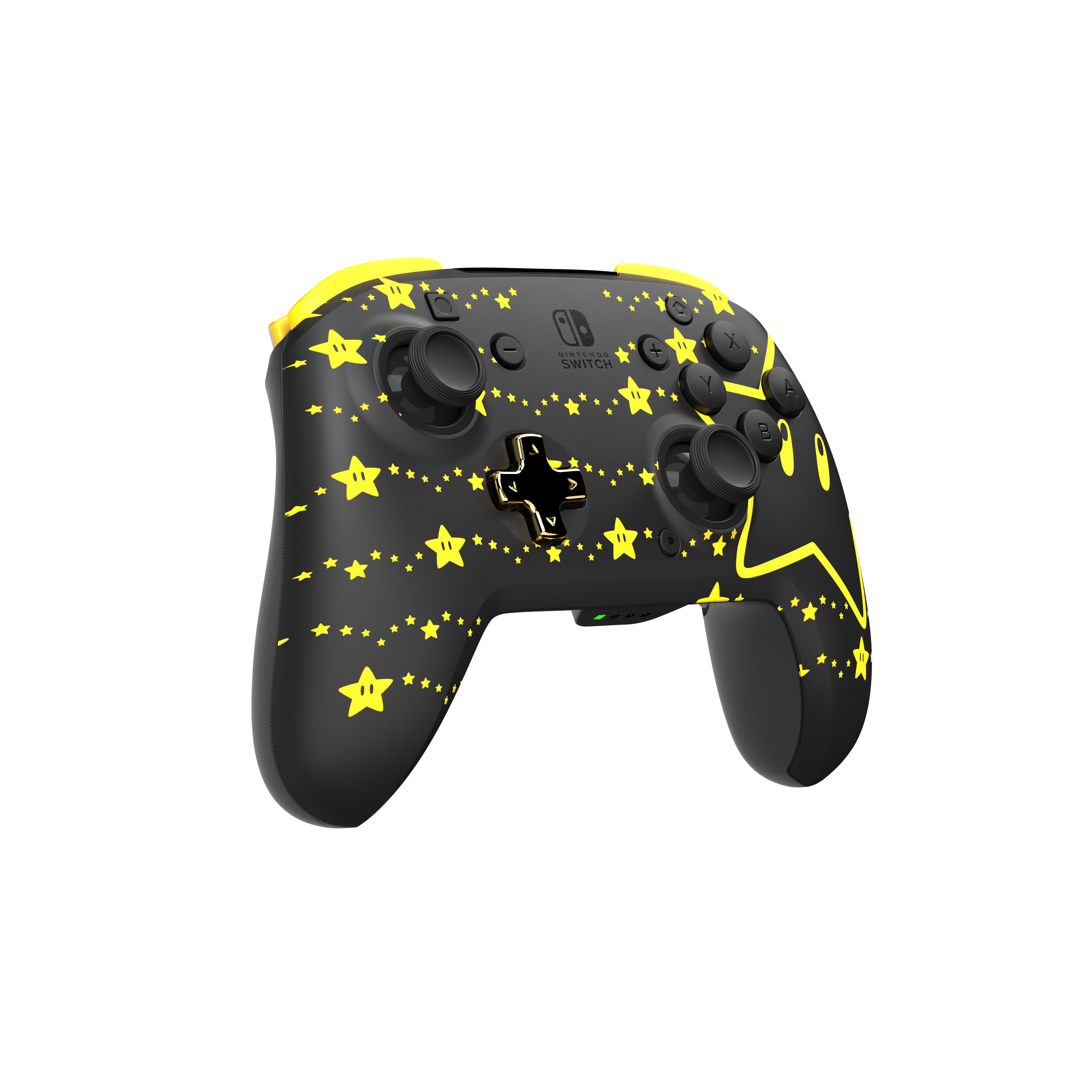 PDP REMATCH GLOW Wireless Controller for Nintendo Switch, Nintendo Switch - OLED Model, and Nintendo Switch Lite Super Star