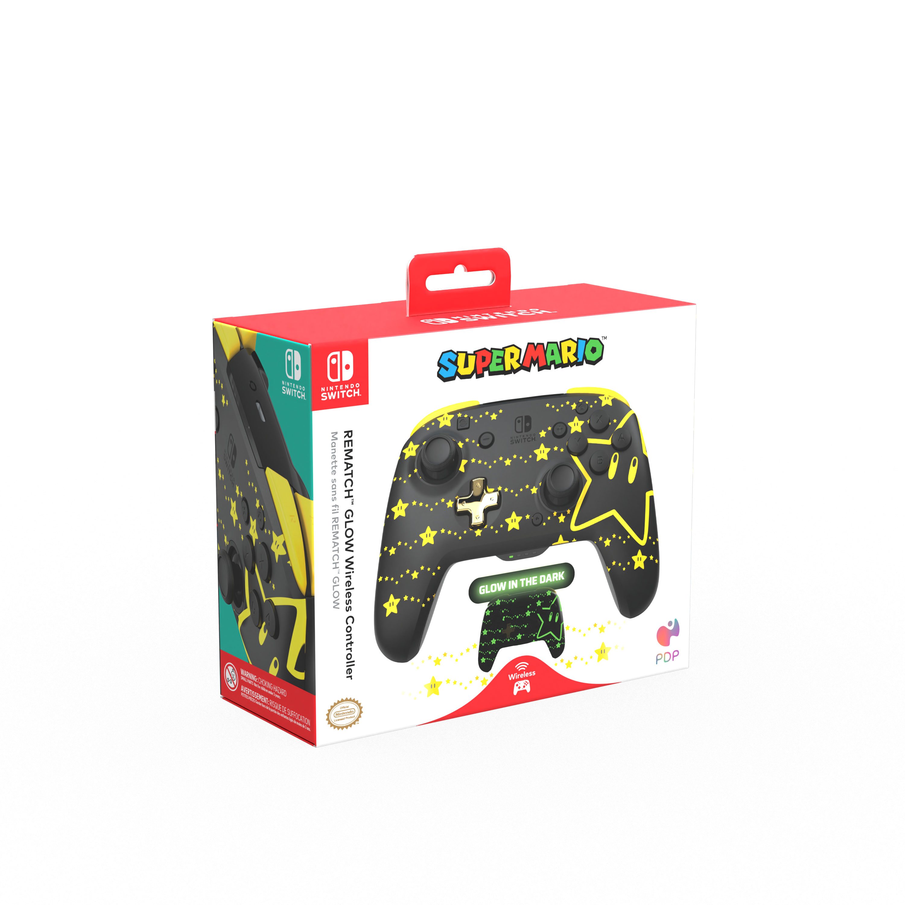 PDP REMATCH GLOW Wireless Controller Link Hero For Nintendo Switch, Nintendo  Switch OLED Model Blue 500-202-LKHG - Best Buy