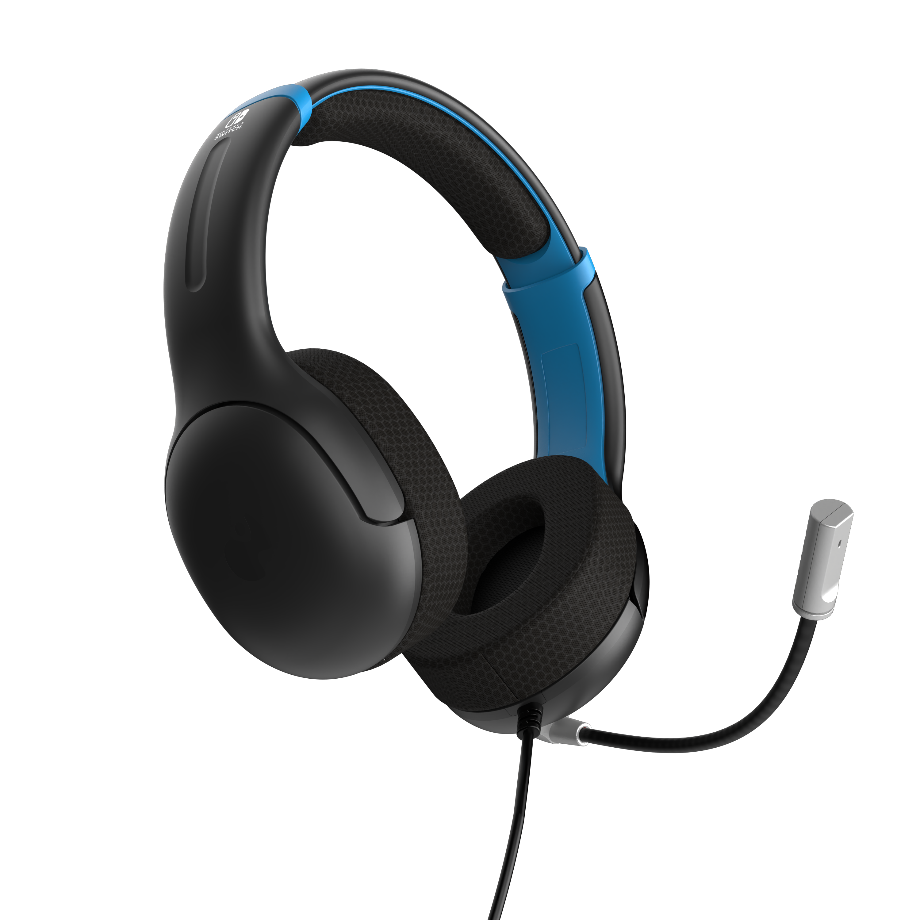 PDP Airlite Wired Headset: Moonlight Black for Nintendo Switch, Nintendo Switch - OLED Model, and Nintendo Switch Lite, Refurbished