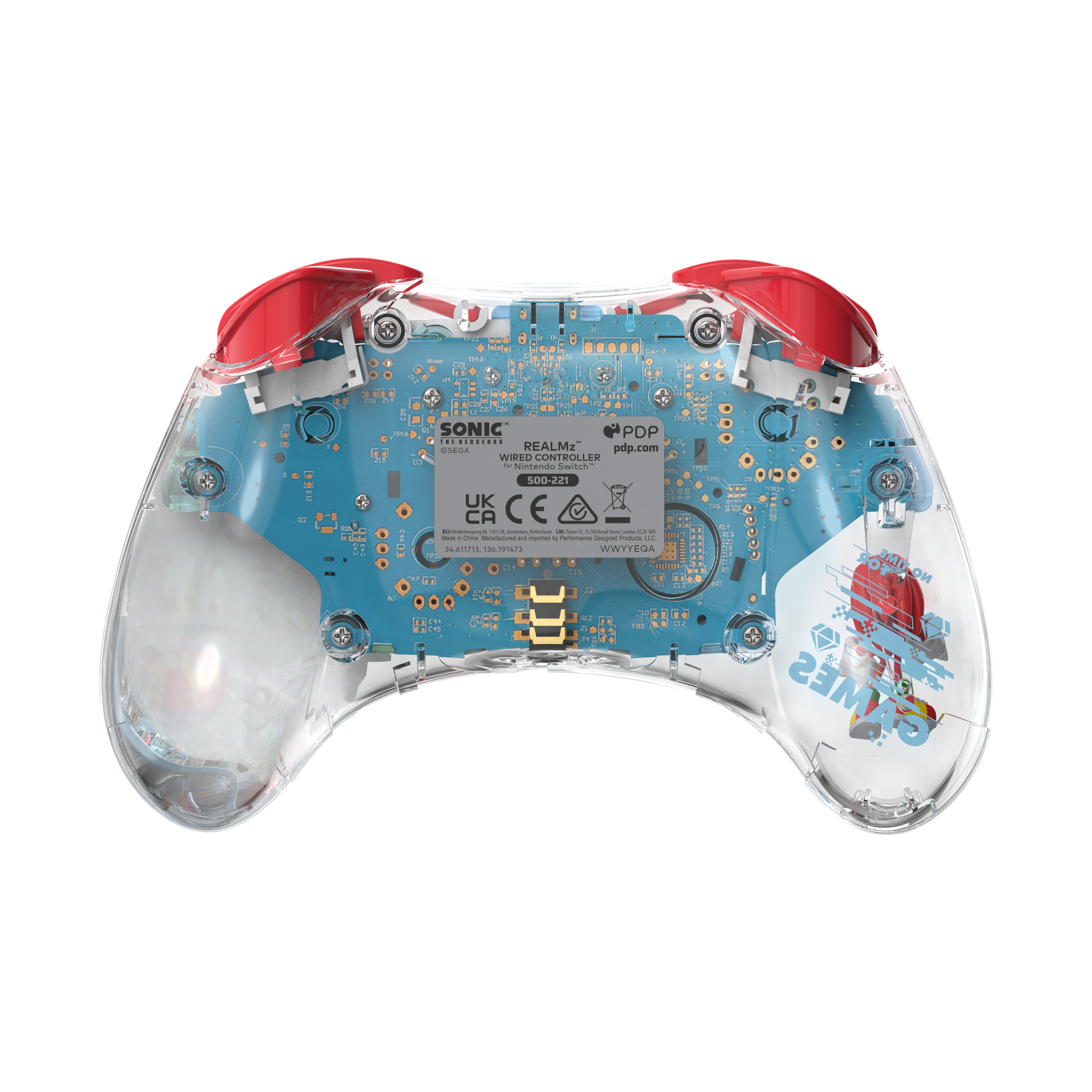 PDP Realmz Sonic the Hedgehog Wired Controller for Nintendo Switch -  Knuckles