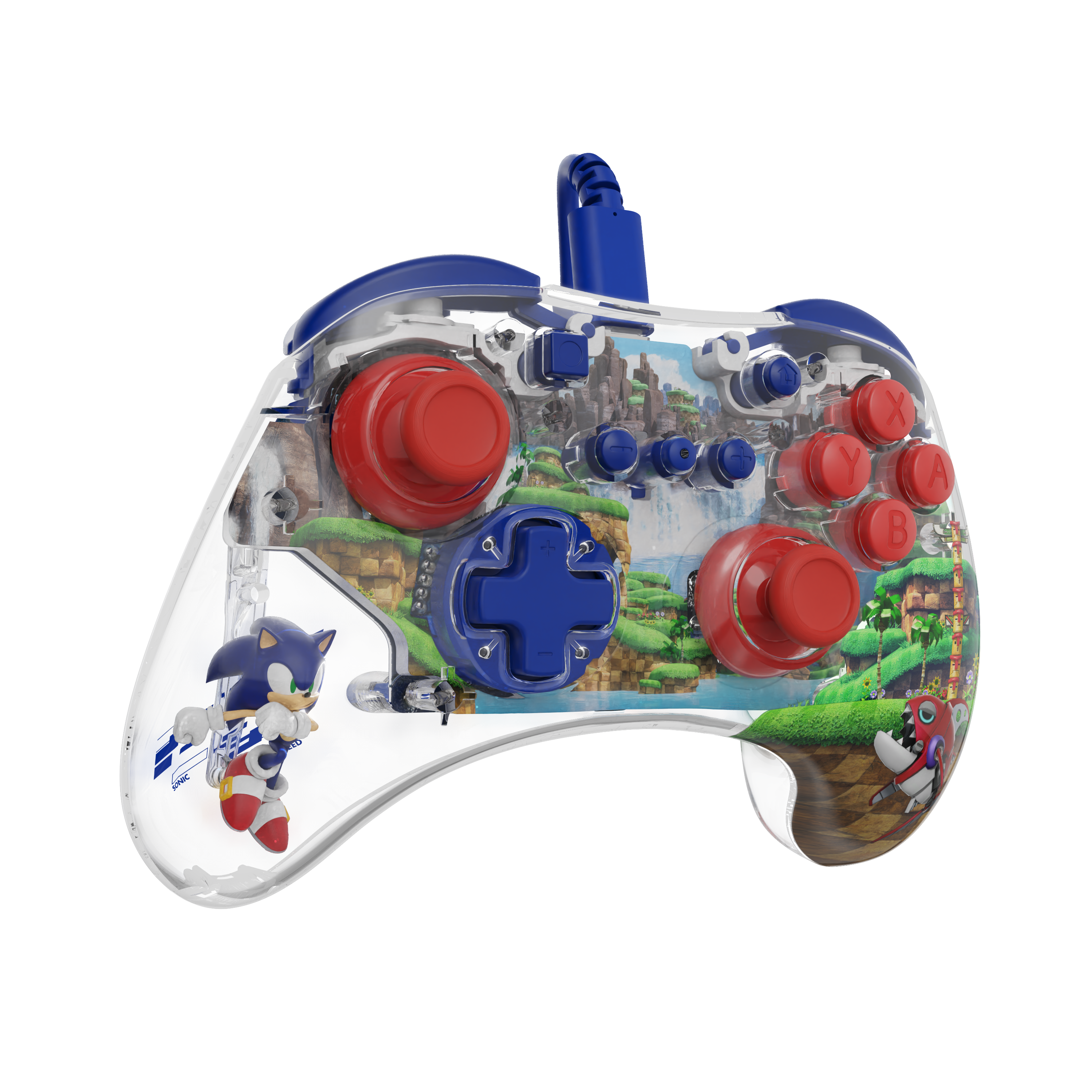  Sonic Superstars + Sonic REALMz Pro Controller Nintendo Switch.  : Everything Else