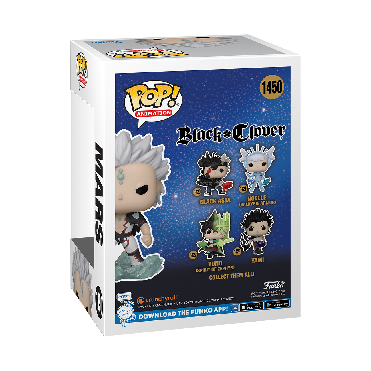 Funko POP! Animation: Black Clover Mars 4.75-in Vinyl Figure