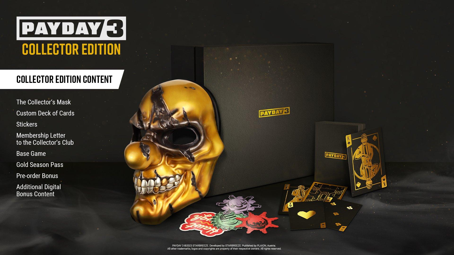 Payday 3 Collector Edition - PS5 - Game Games - Loja de Games Online