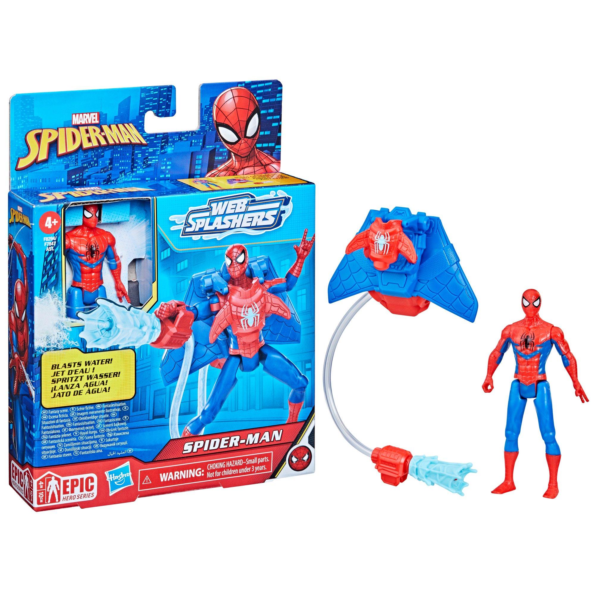 Hasbro Marvel Epic Hero Series Web Splashers Spider-Man 4-in Action Figure