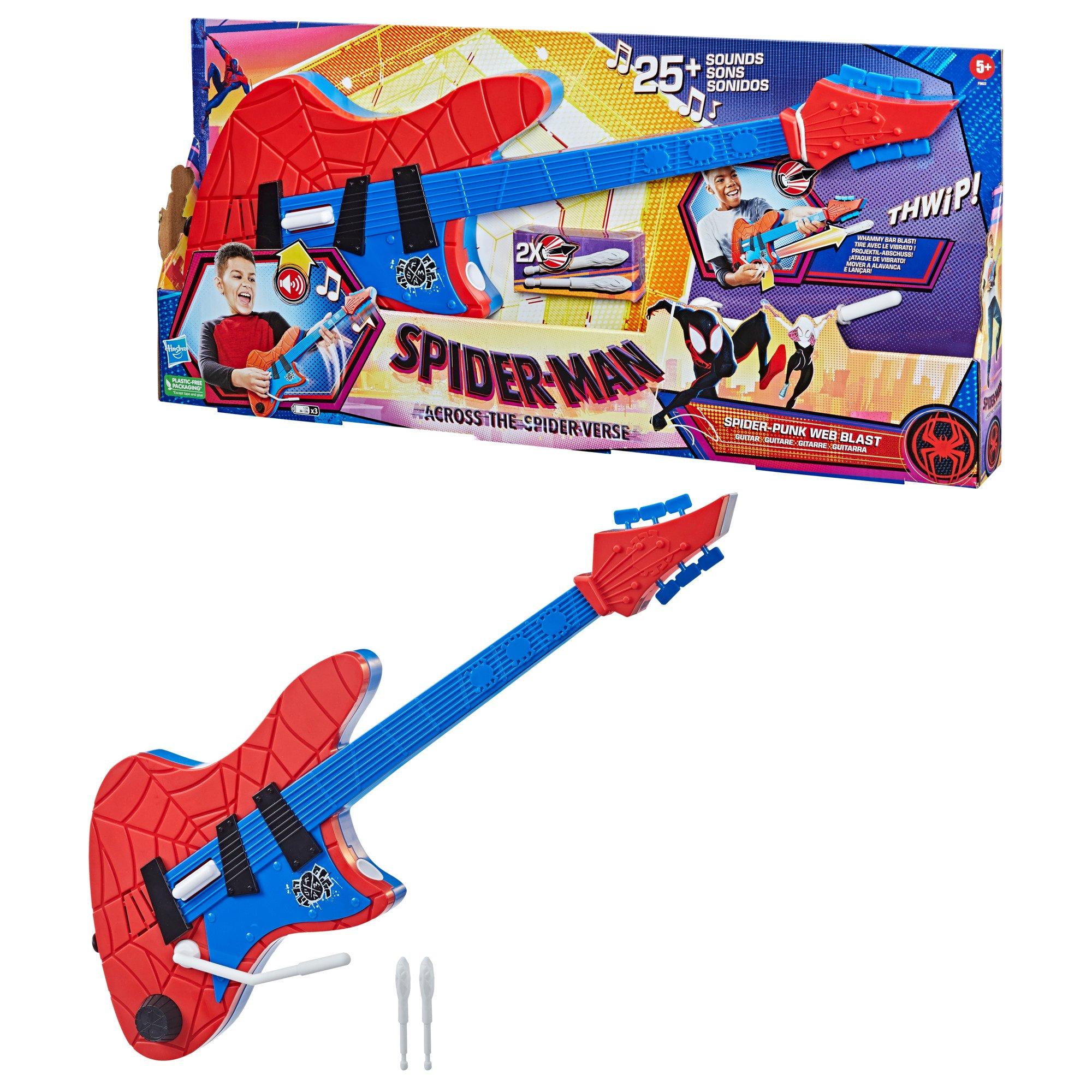 Spiderman Guitar Spiderman Toy Guitar Plastic Guitar Spiderman Plastic Guitar  Spiderman -  India