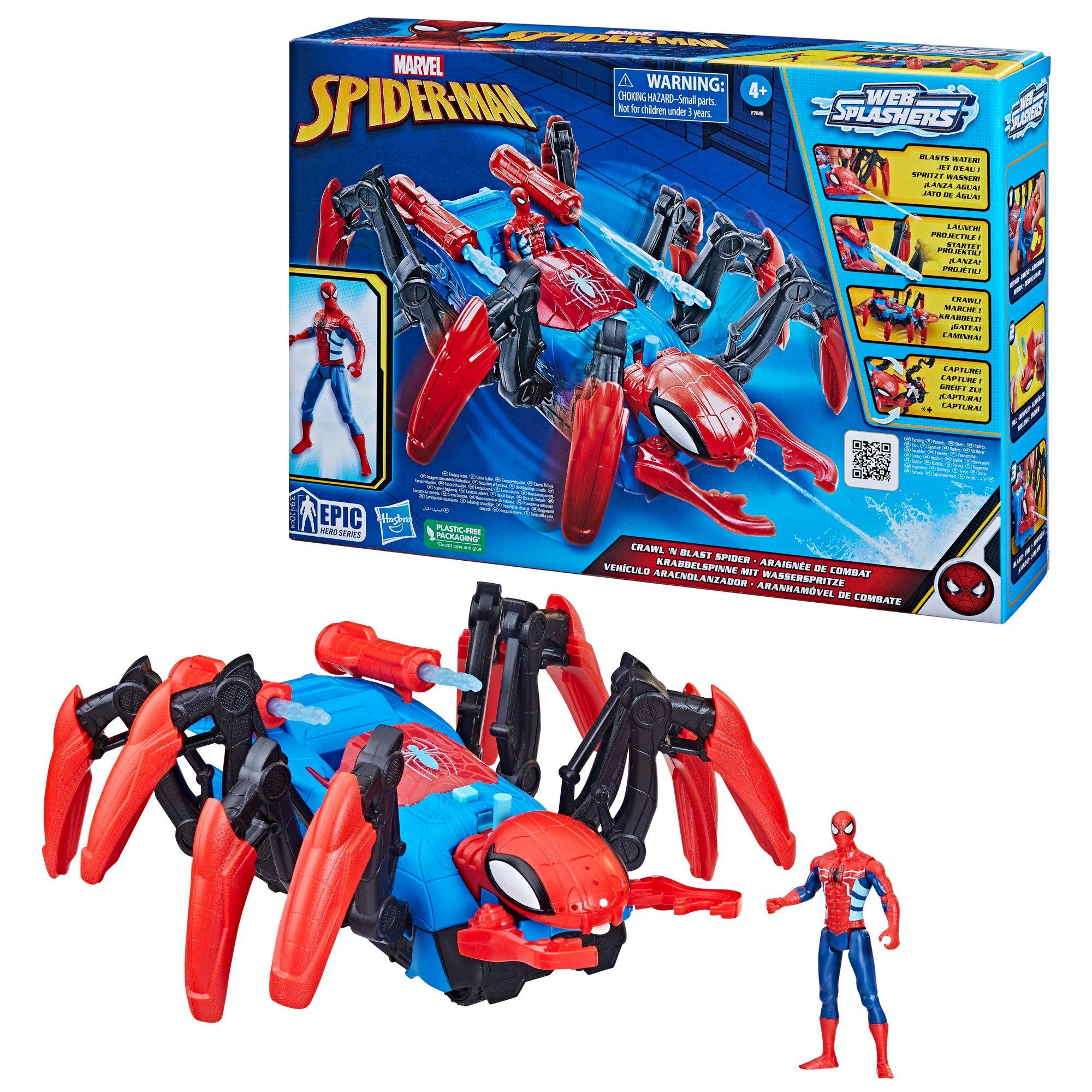 Spiderman toy deals web