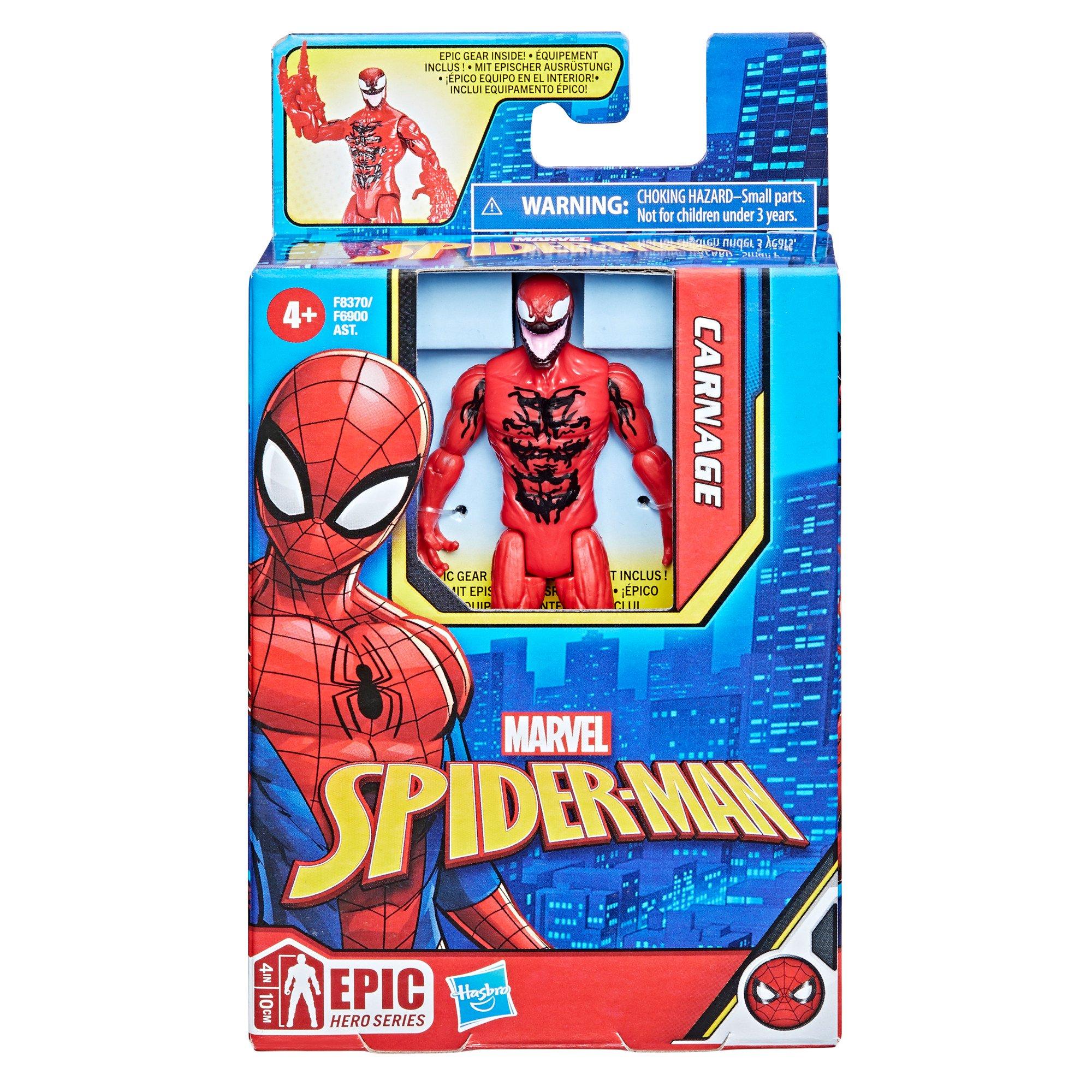 Spiderman carnage toy store action figures