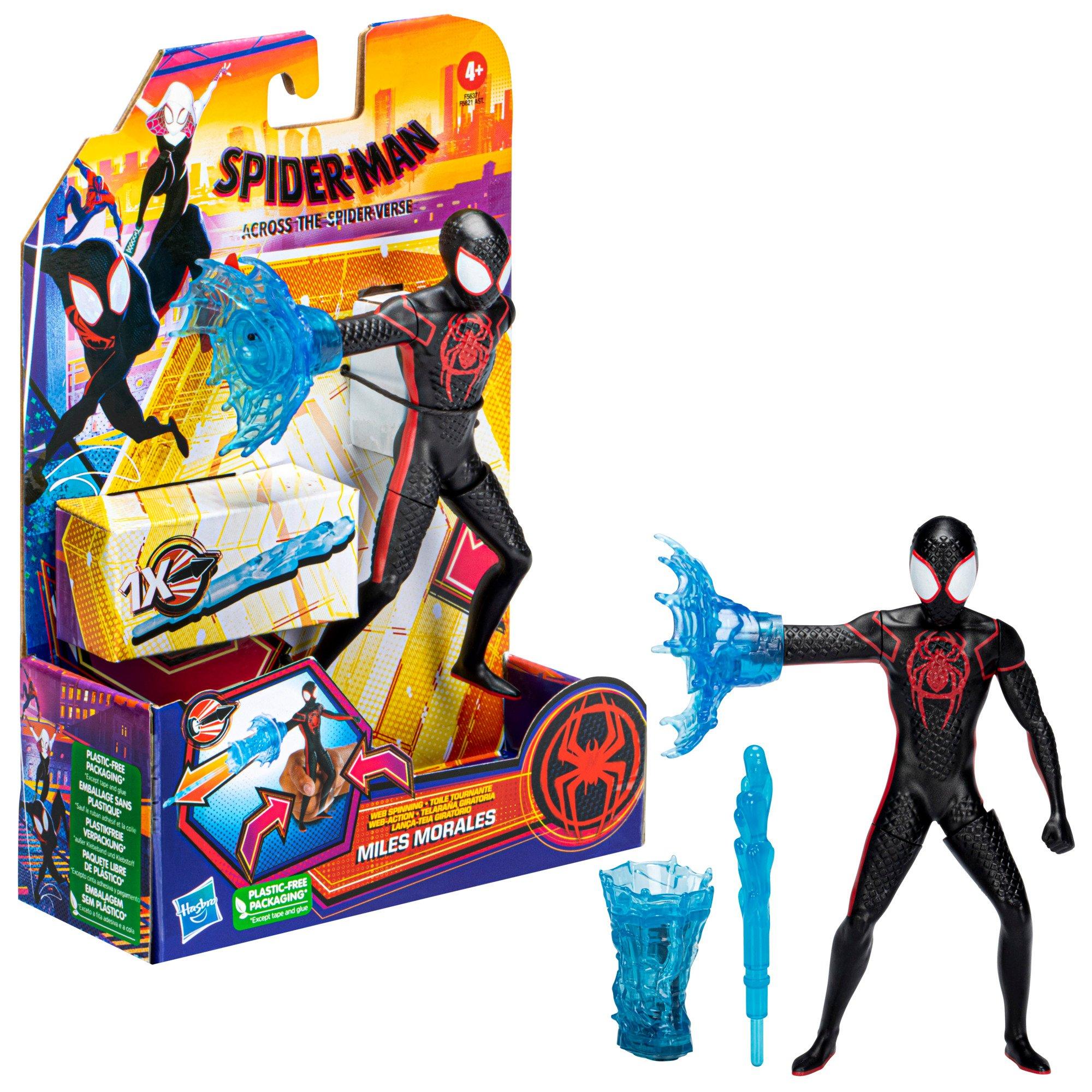 Spider-Man: Across The Spider-Verse Web Spinning Miles Morales 6-in Action Figure