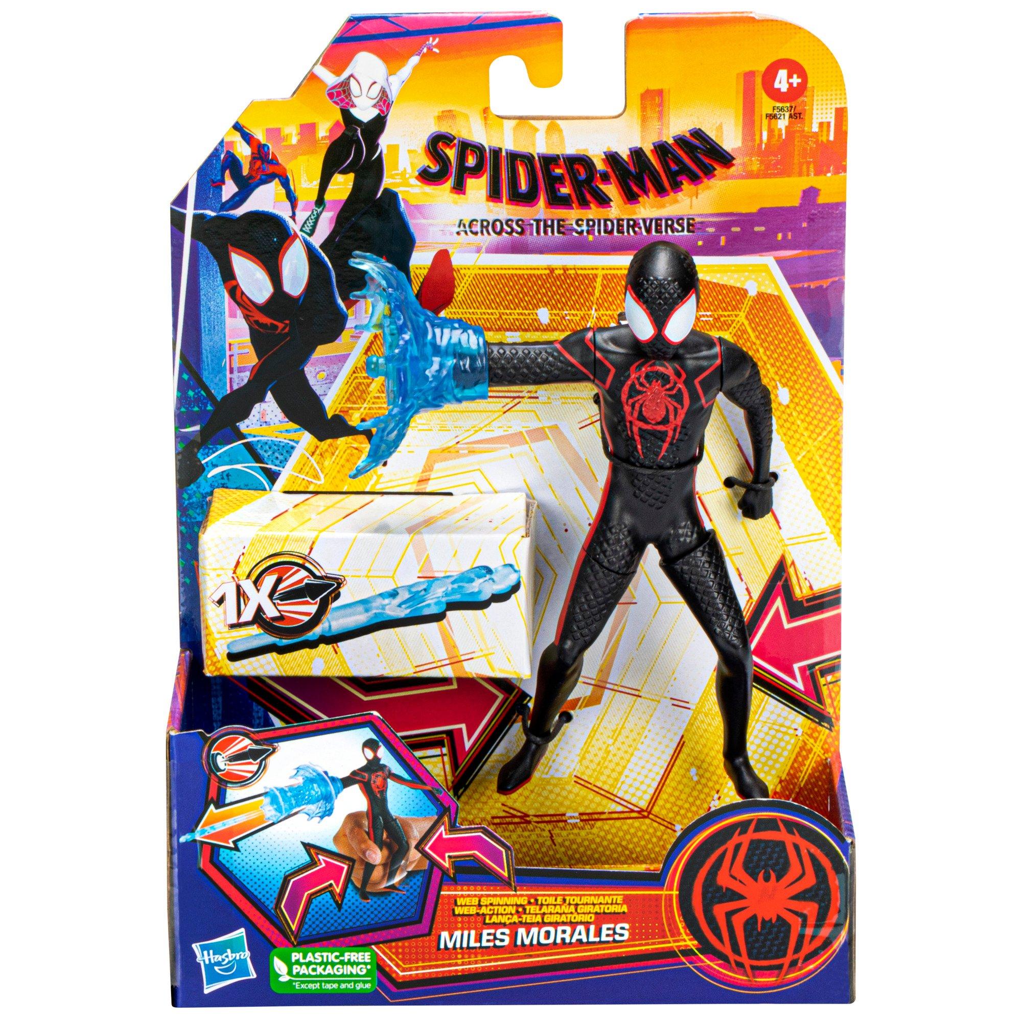Marvel Spider-Man: Across The Spider-Verse Spider-Man Toy, 6-Inch-Scale  Action Figure with Web Accessory, Toys for Kids Ages 4 and Up
