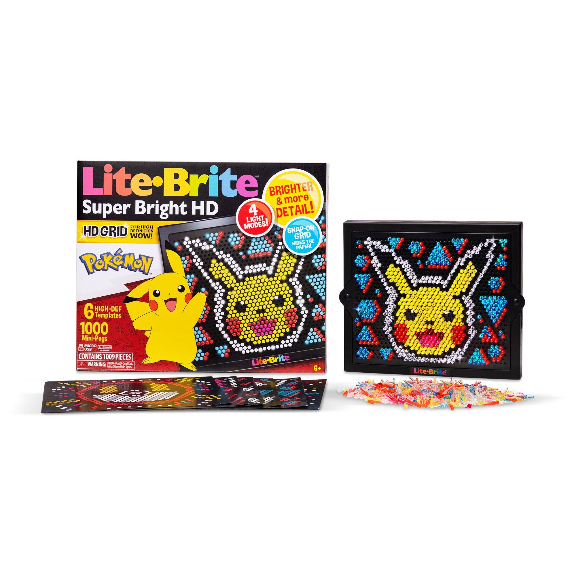 Lite Brite Pokemon Super Bright HD Edition