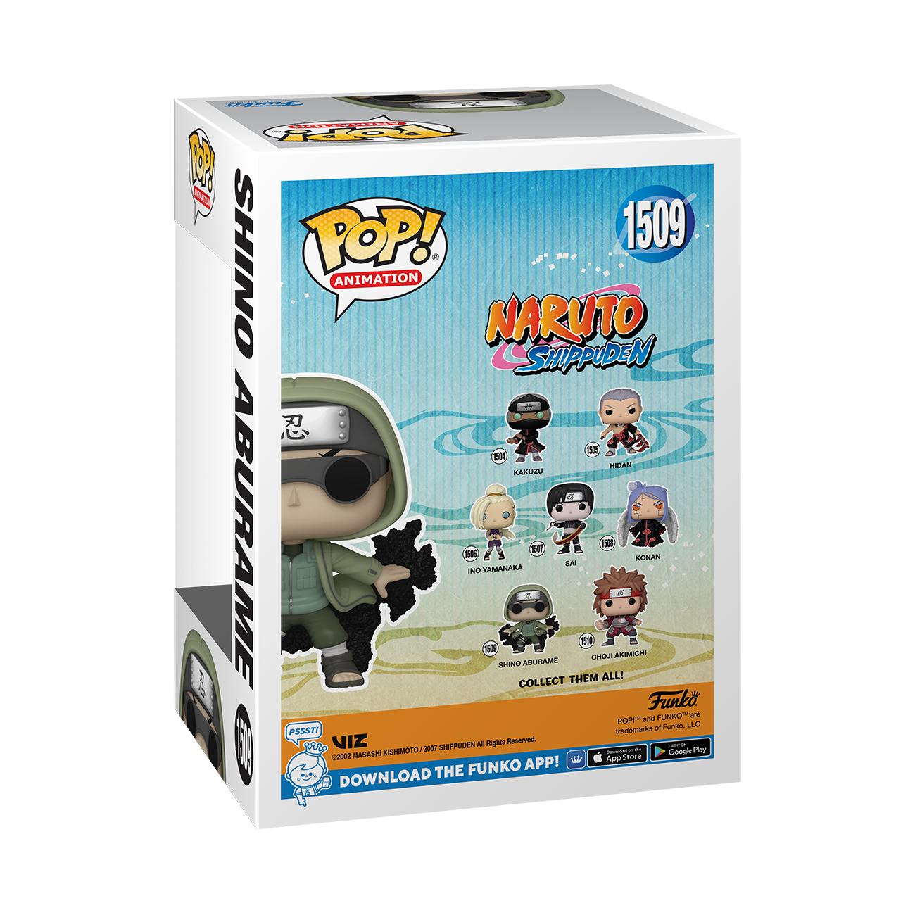 Funko POP! Animation: Naruto Shippuden Shino Aburame 3.91-in Vinyl Figure