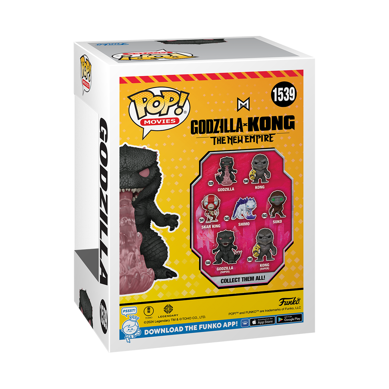 Funko POP! Movies: Godzilla vs Kong New Empire - Godzilla (with Heat-Ray) 4.3-in Vinyl Figure