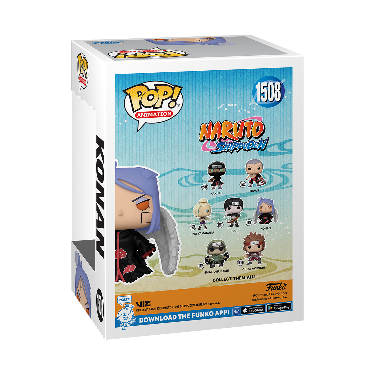 Funko POP! Animation: Naruto Shippuden Konan 4.53-in Vinly Figure