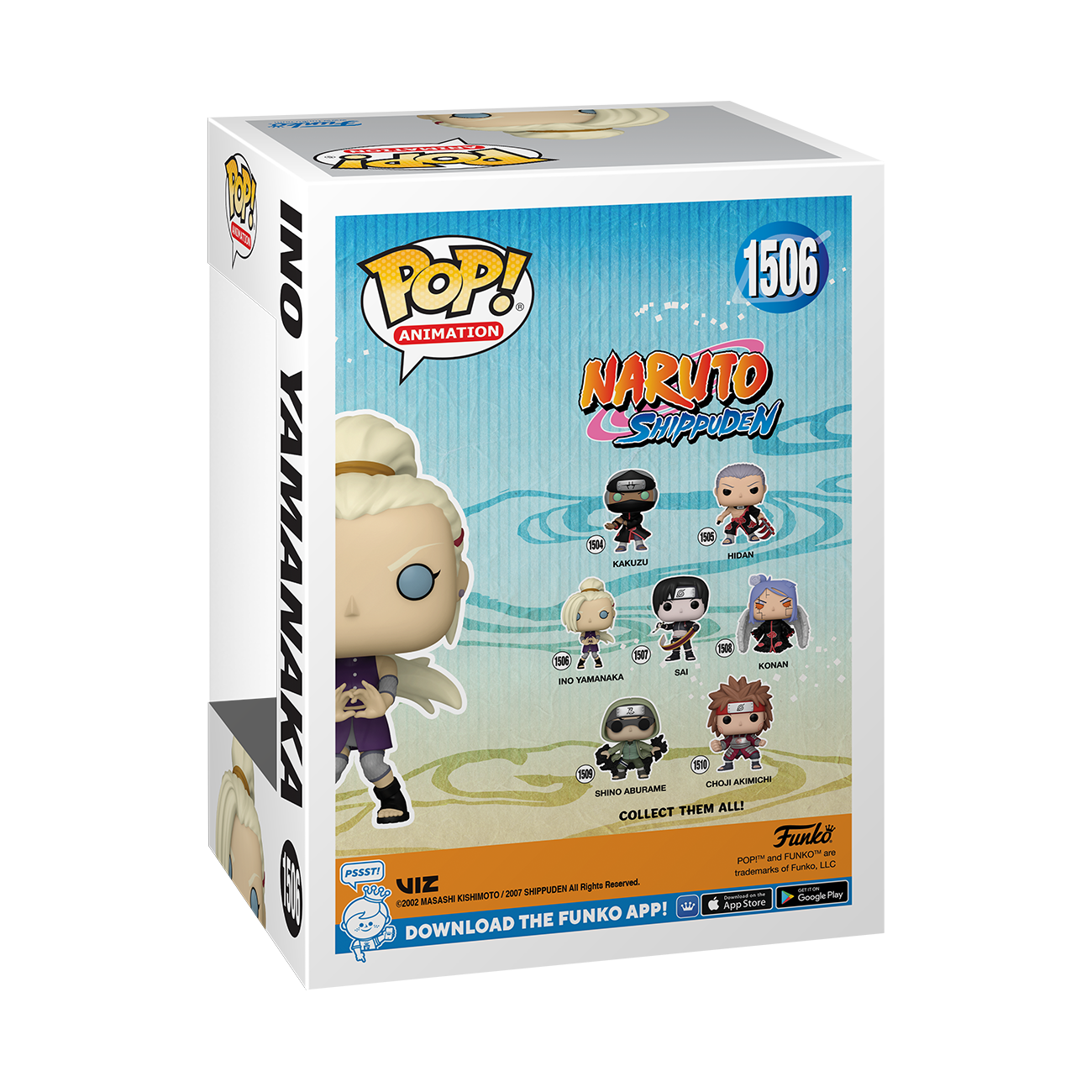 Funko POP! Animation: Naruto Shippuden Ino Yamanaka 4.41-in Vinyl Figure