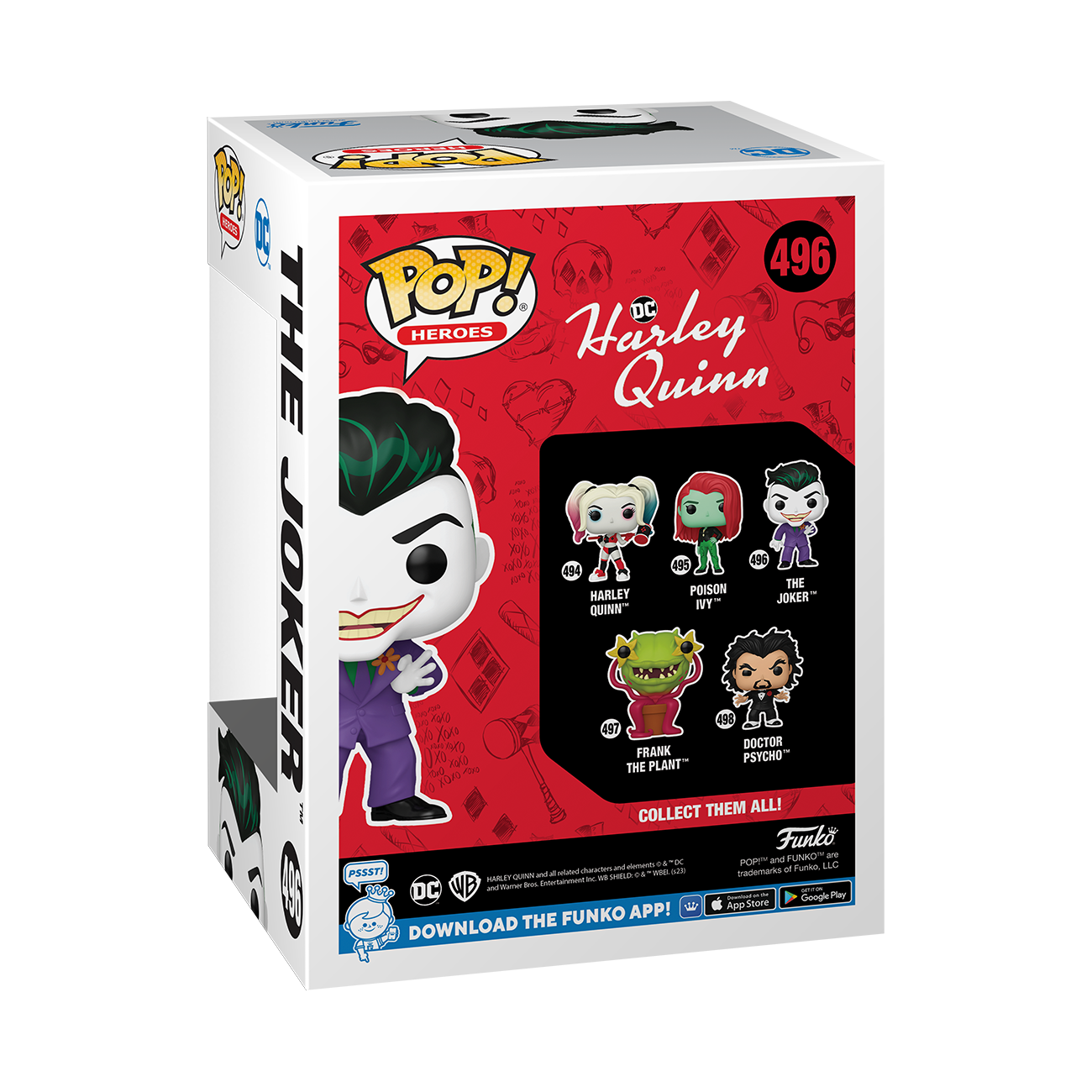 The Joker #496 Funko Pop! Heroes DC Harley Quinn — Pop Hunt Thrills