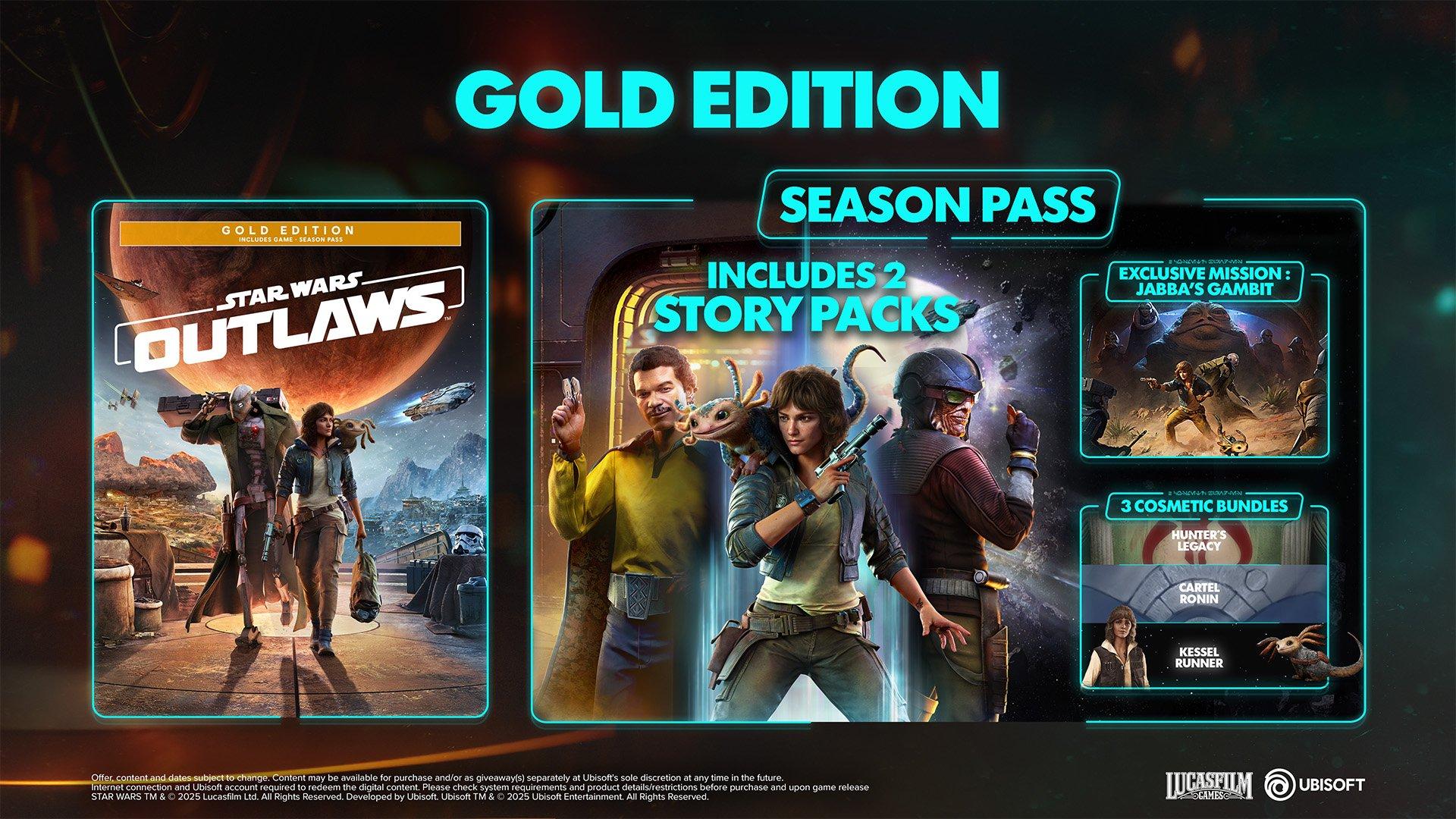 Star Wars Outlaws Gold Edition - Nintendo Switch 2