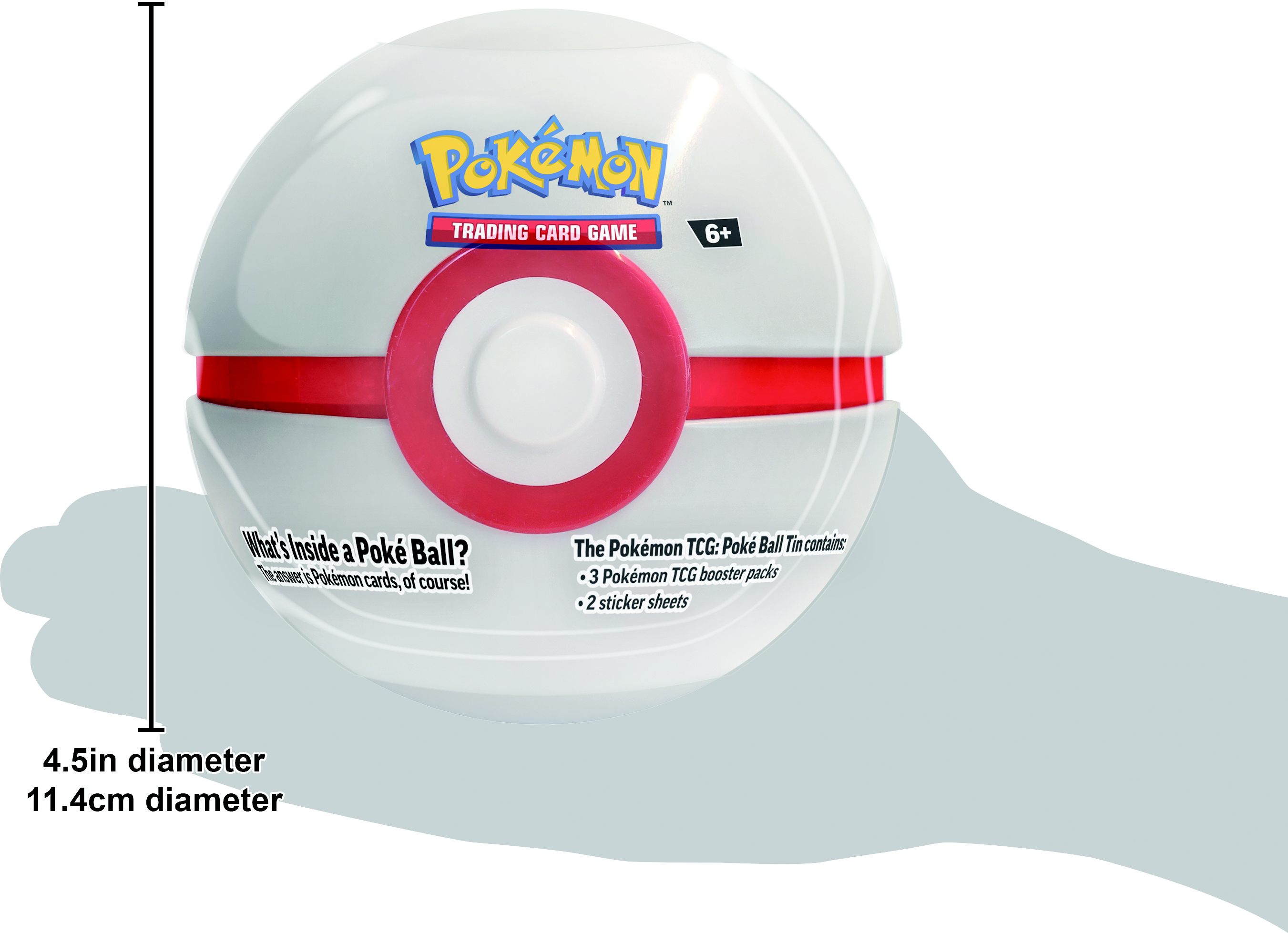 Pokémon Trading Card Game: Poké Ball Tin Styles May Vary 210-87275