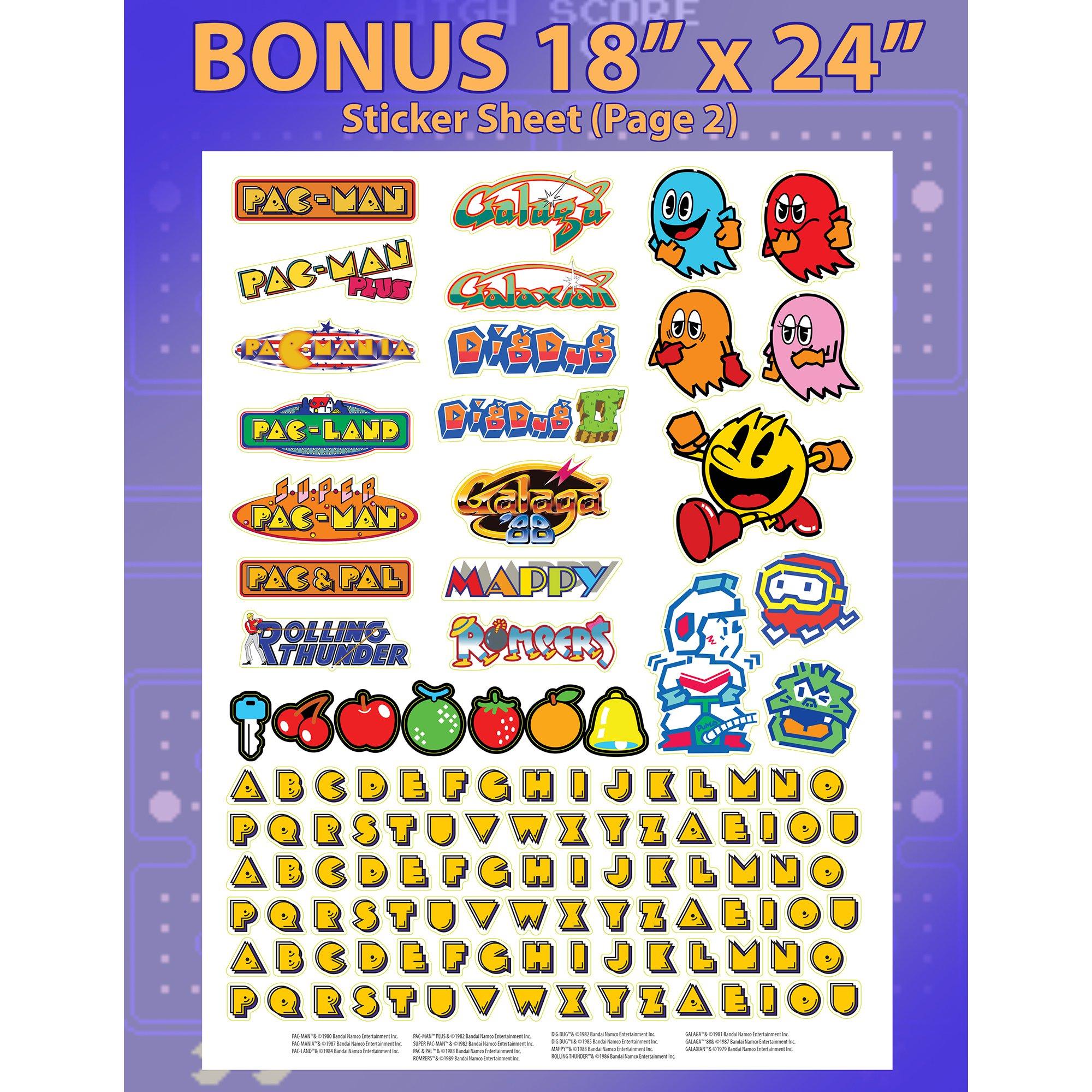Arcade1Up Pacmania Bandai Legacy Edition Arcade Cabinet with Stickers |  GameStop