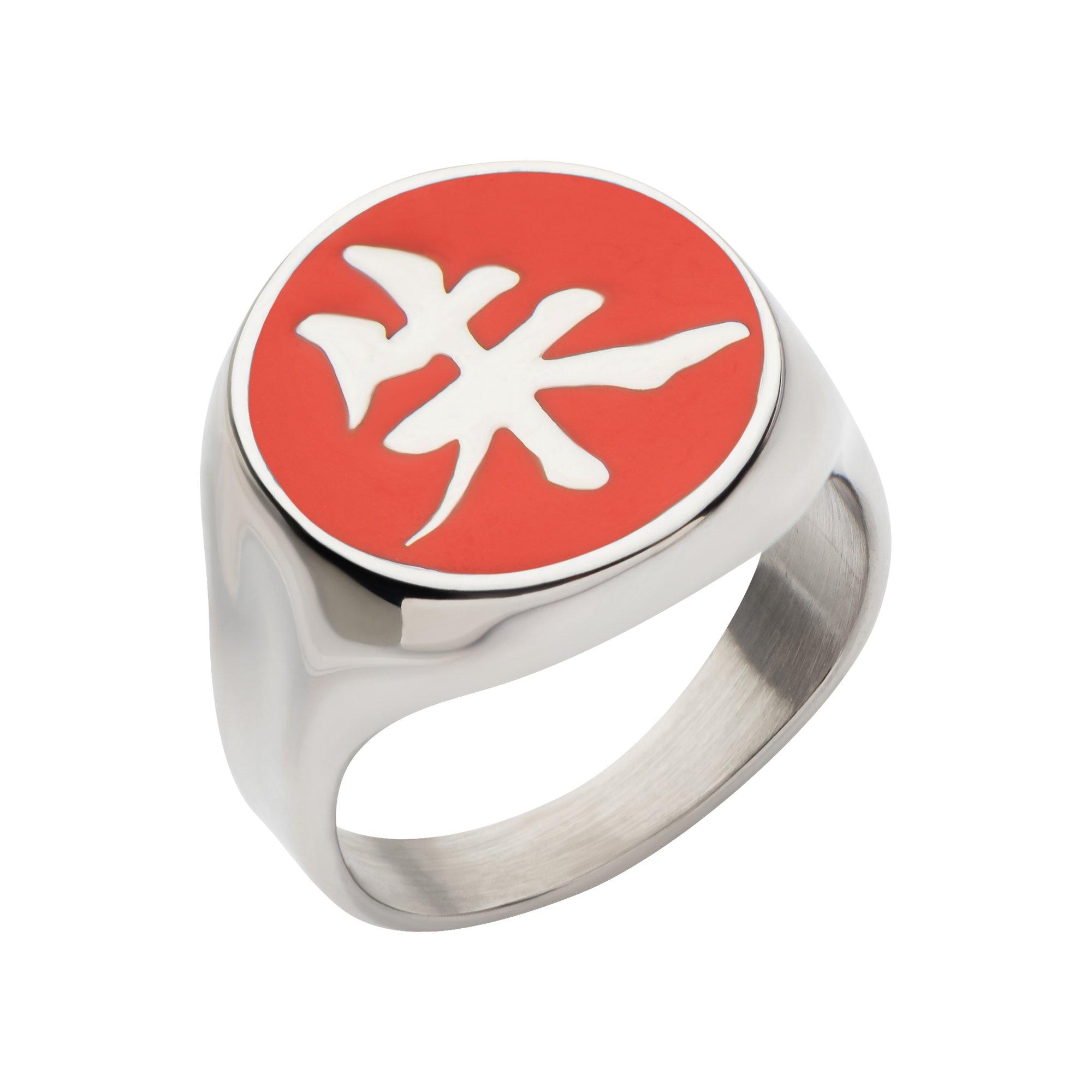 Naruto Stainless Steel Akatsuki Itachi Signet Ring