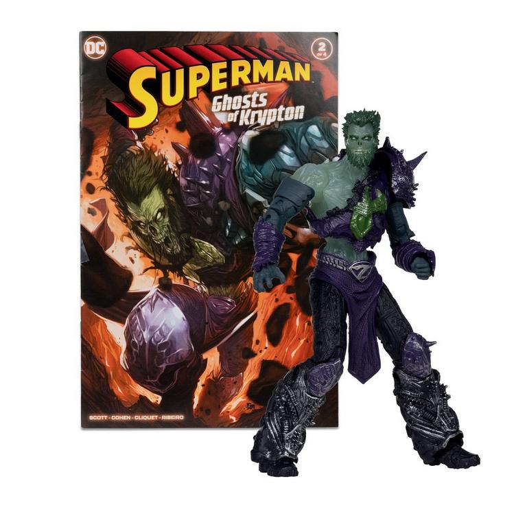 McFarlane Toys DC Multiverse Superman: Ghost of Krypton Ghost of Zod 7-in Action Figure with Comic