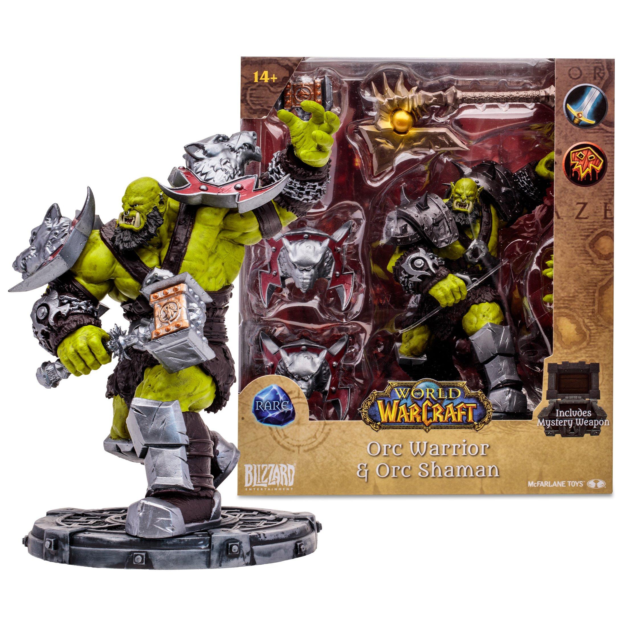 McFarlane Toys World of Warcraft Orc: Shaman/Warrior (Rare) 6-in Action Figure