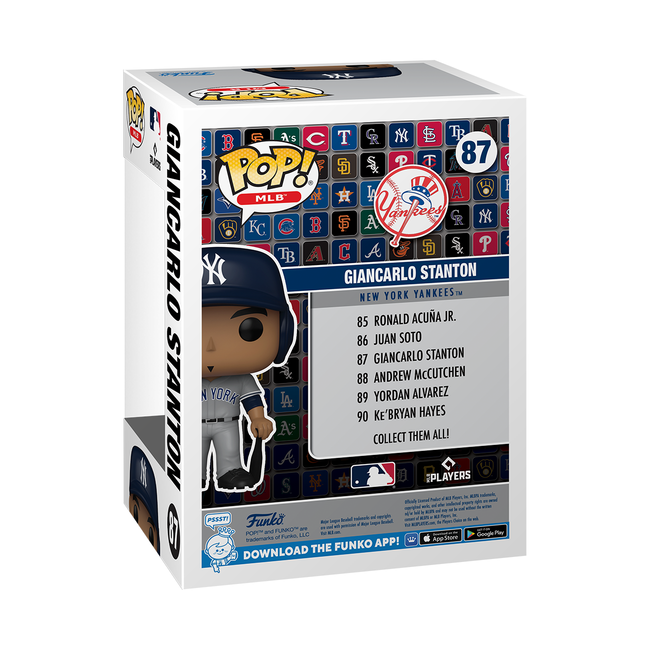  Funko Pop! MLB - Yankees, Giancarlo Stanton : Funko: Toys &  Games