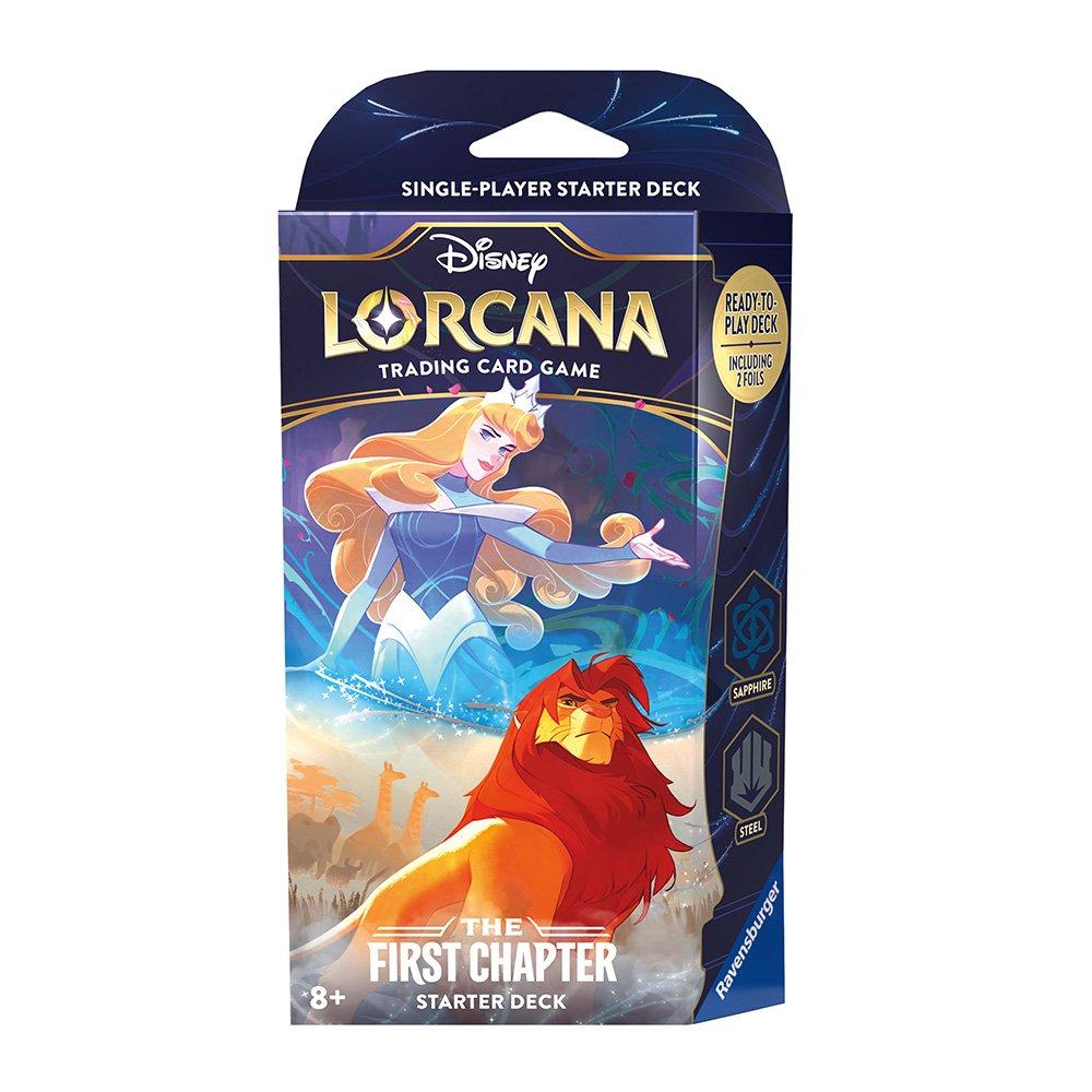 Disney Lorcana Trading Card Game Starter Deck - Sapphire and