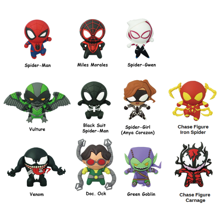 Marvel Classic Spider-Man 3D Foam Key Ring Blind Bag