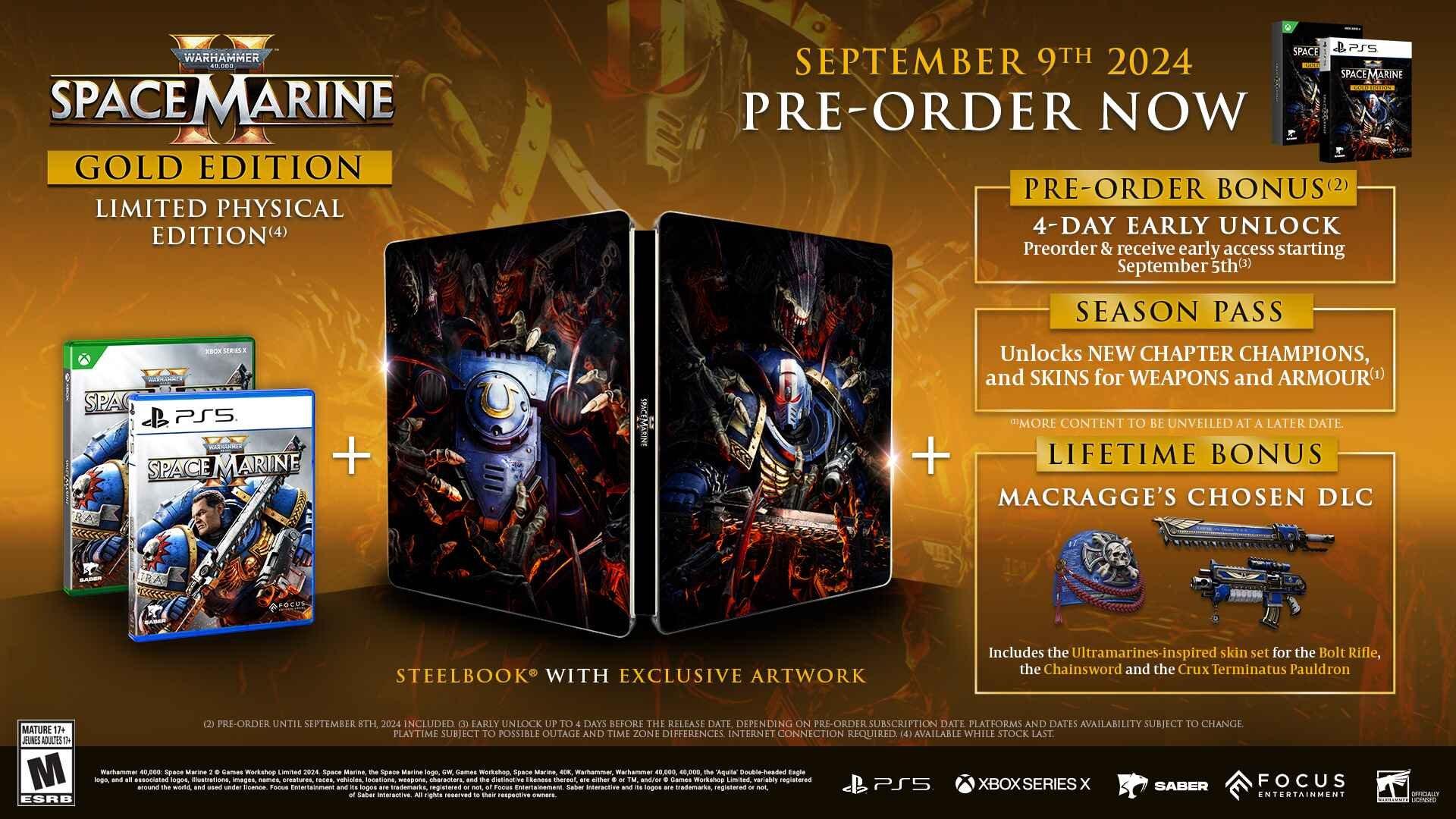 Warhammer 40,000: Space Marine 2 Gold Edition - Xbox Series X