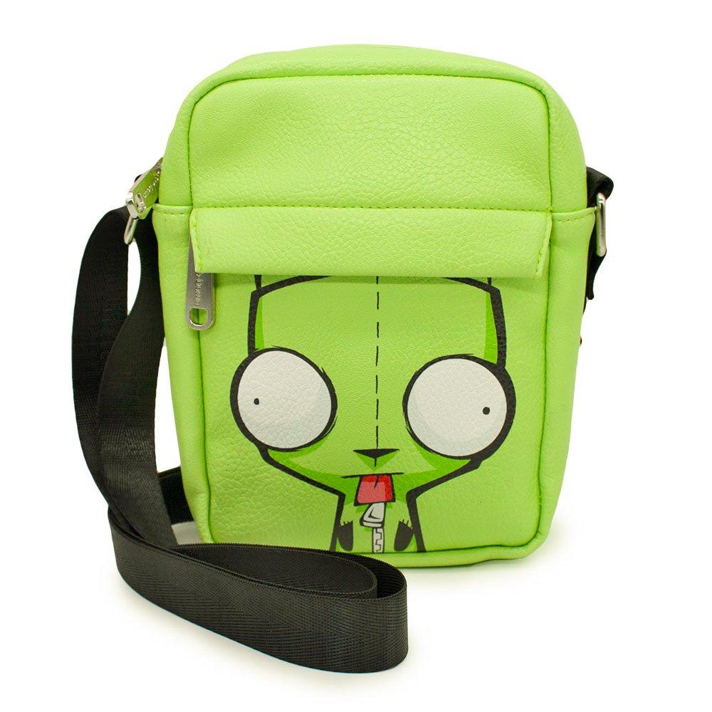 Buckle-Down Nickelodeon Invader Zim GIR Face Close Up Vegan Leather  Crossbody Bag | GameStop