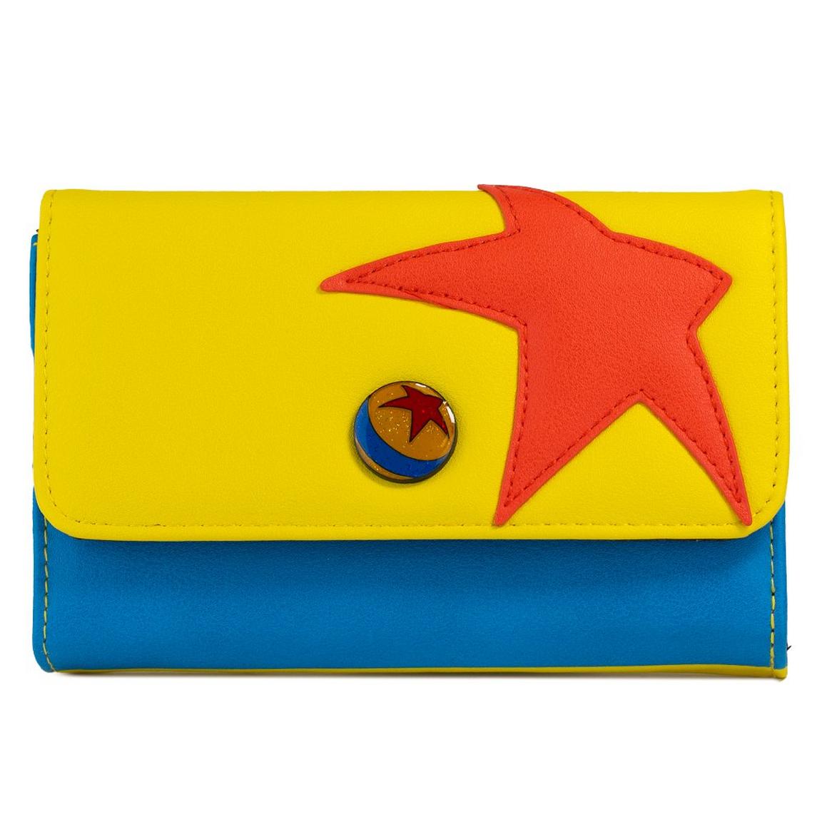 Buckle-Down Disney Pixar Luxo Ball Bounding Vegan Leather Fold Over Rectangle Wallet, Size: One Size, Buckle Down