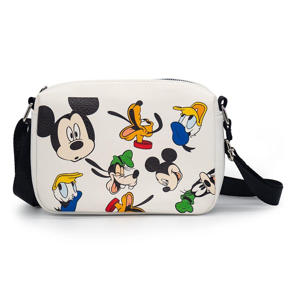 Buckle-Down Disney Mickey and Friends Polyurethane Horizontal Crossbody Bag