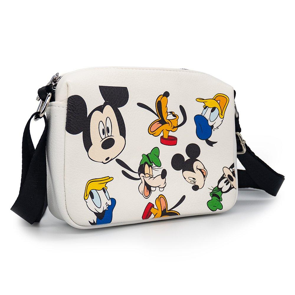 Buckle-Down Disney Mickey and Friends Polyurethane Horizontal Crossbody Bag